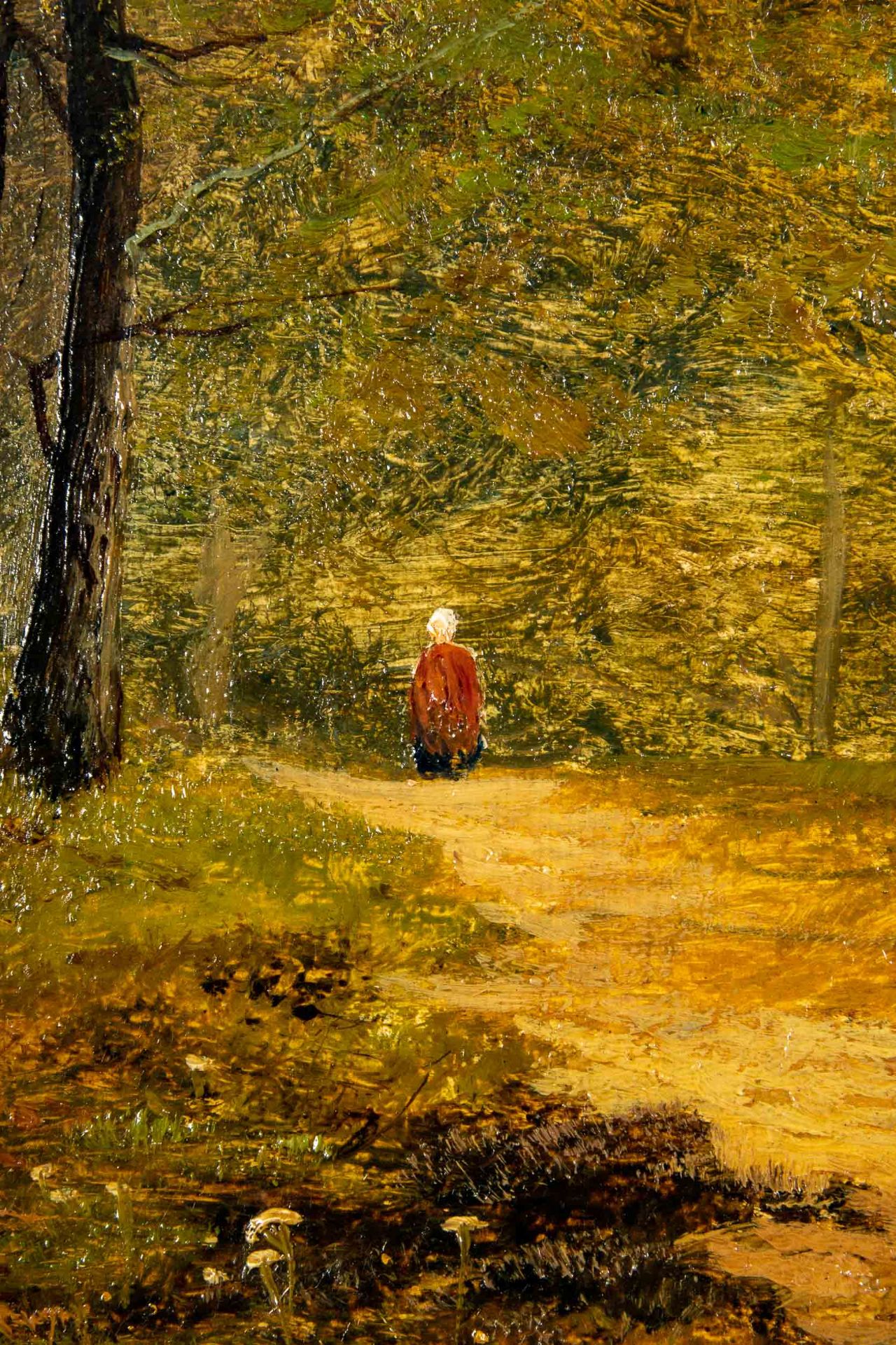 "Sommerlicher Weiher", Gemälde Öl auf Leinwand, ca. 46 x 82 cm, unten links signiert: T. Hines = Th - Image 14 of 16