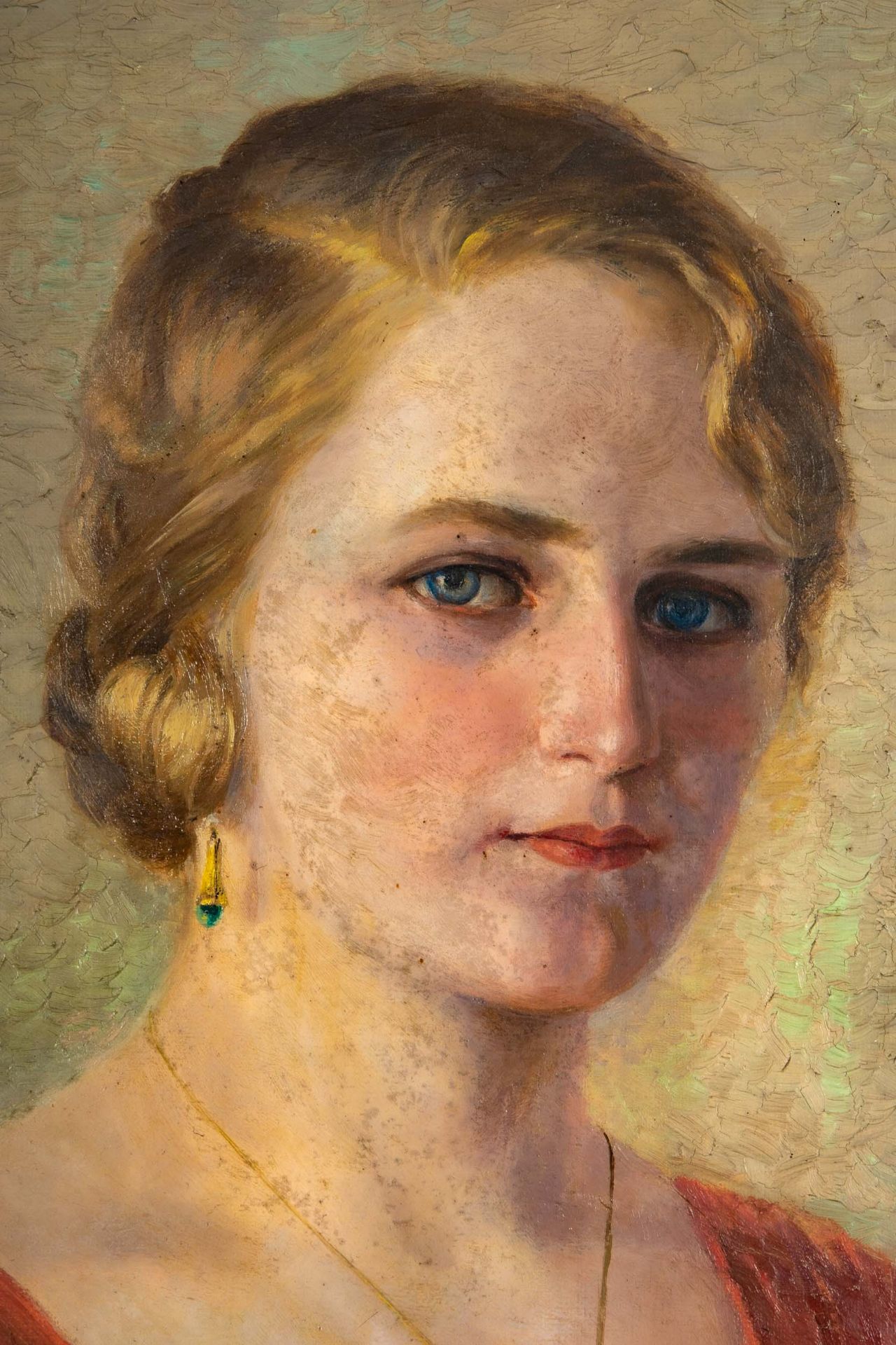 "Porträt einer jungen Dame", Gemälde Öl auf Leinwand, unten links signiert & datiert: "Franz Xaver  - Bild 5 aus 9