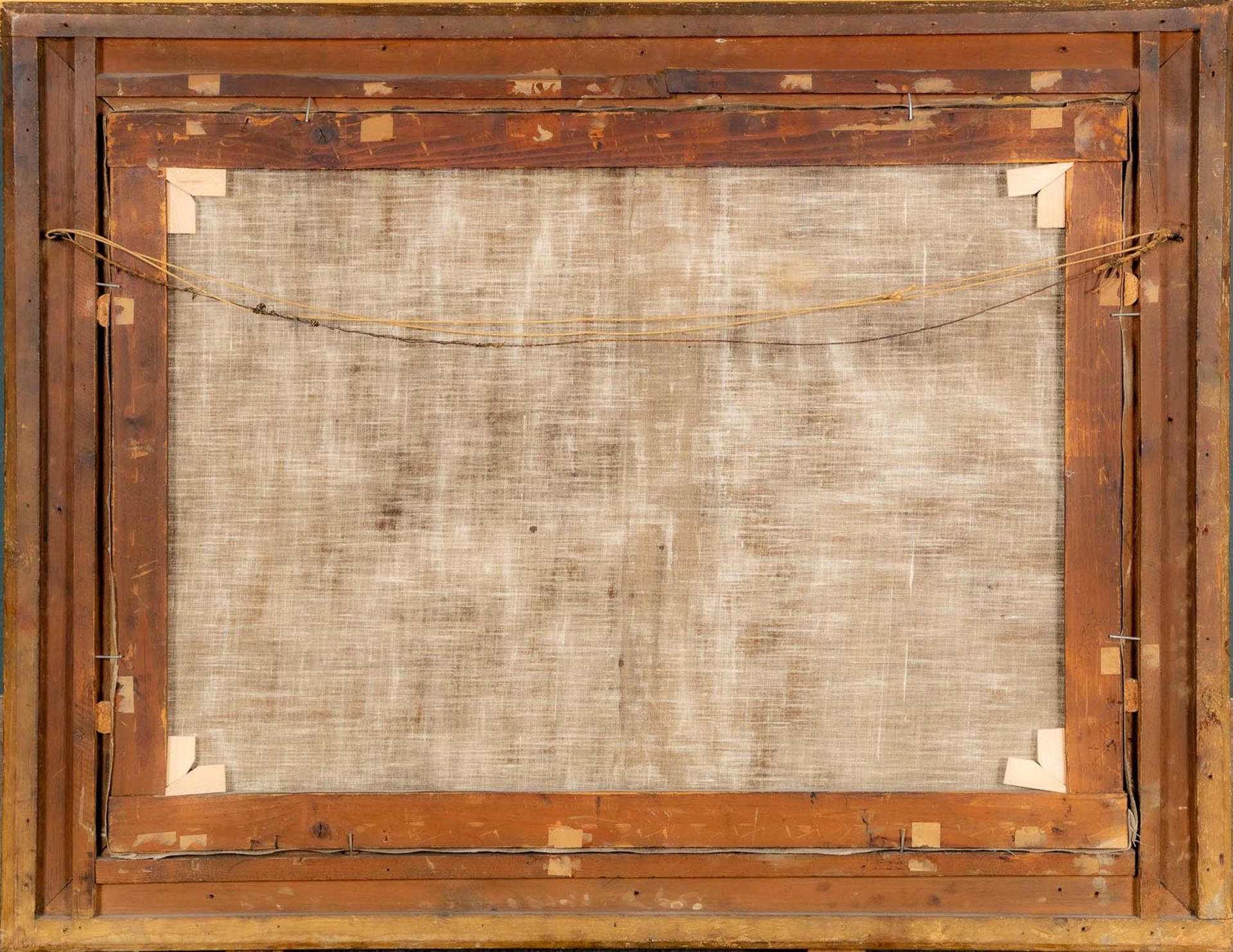 "Spätromantische Voralpenlandschaft", 19. Jhdt., Gemälde Öl auf Leinwand, ca. 67 x 91 cm. Unsignier - Bild 11 aus 11