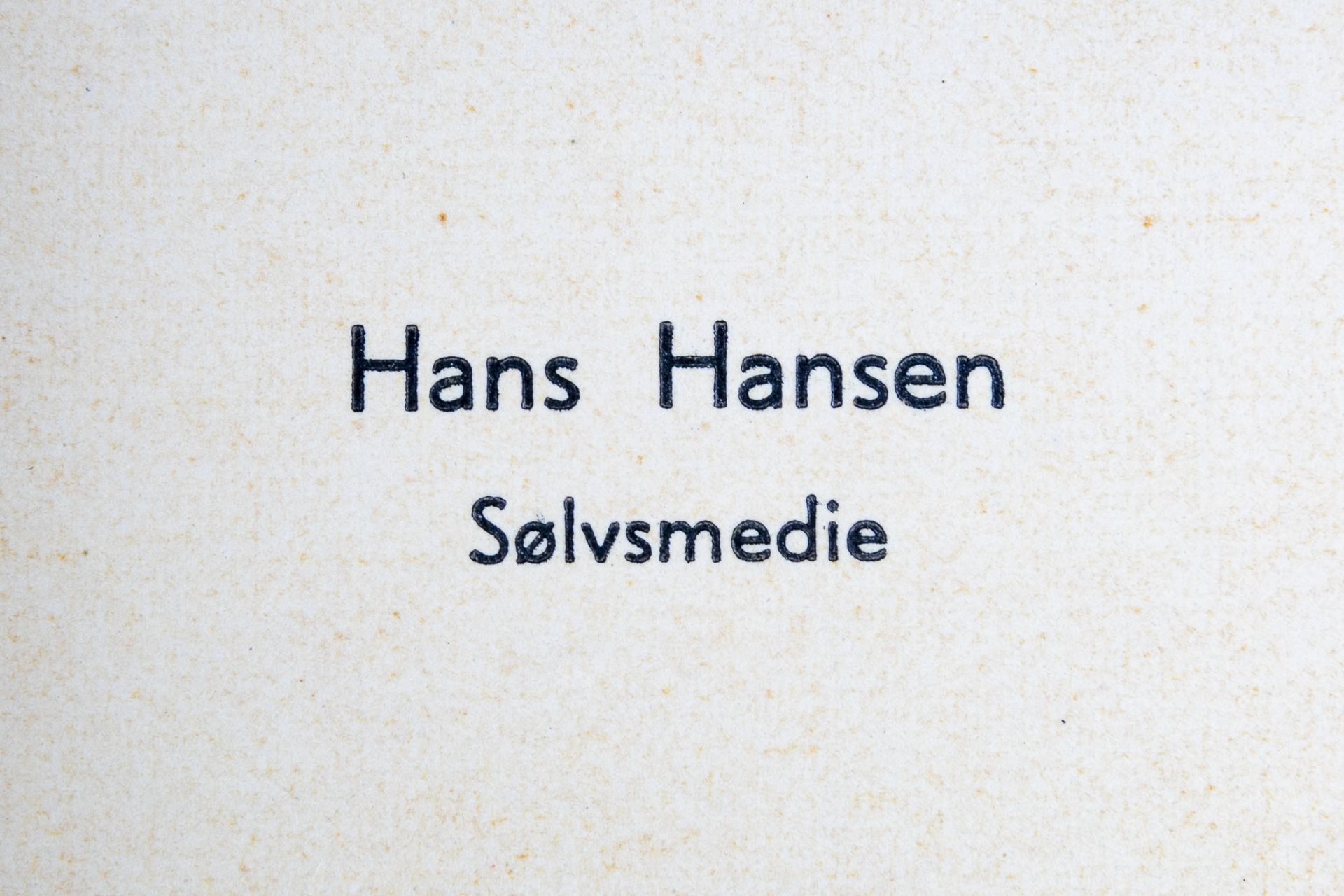 Designer-Armreif des "Hans Hansen Solvsmedie" aus 925er Sterlingsilber in orig. Box; ca. 49 gr., Du - Bild 8 aus 8