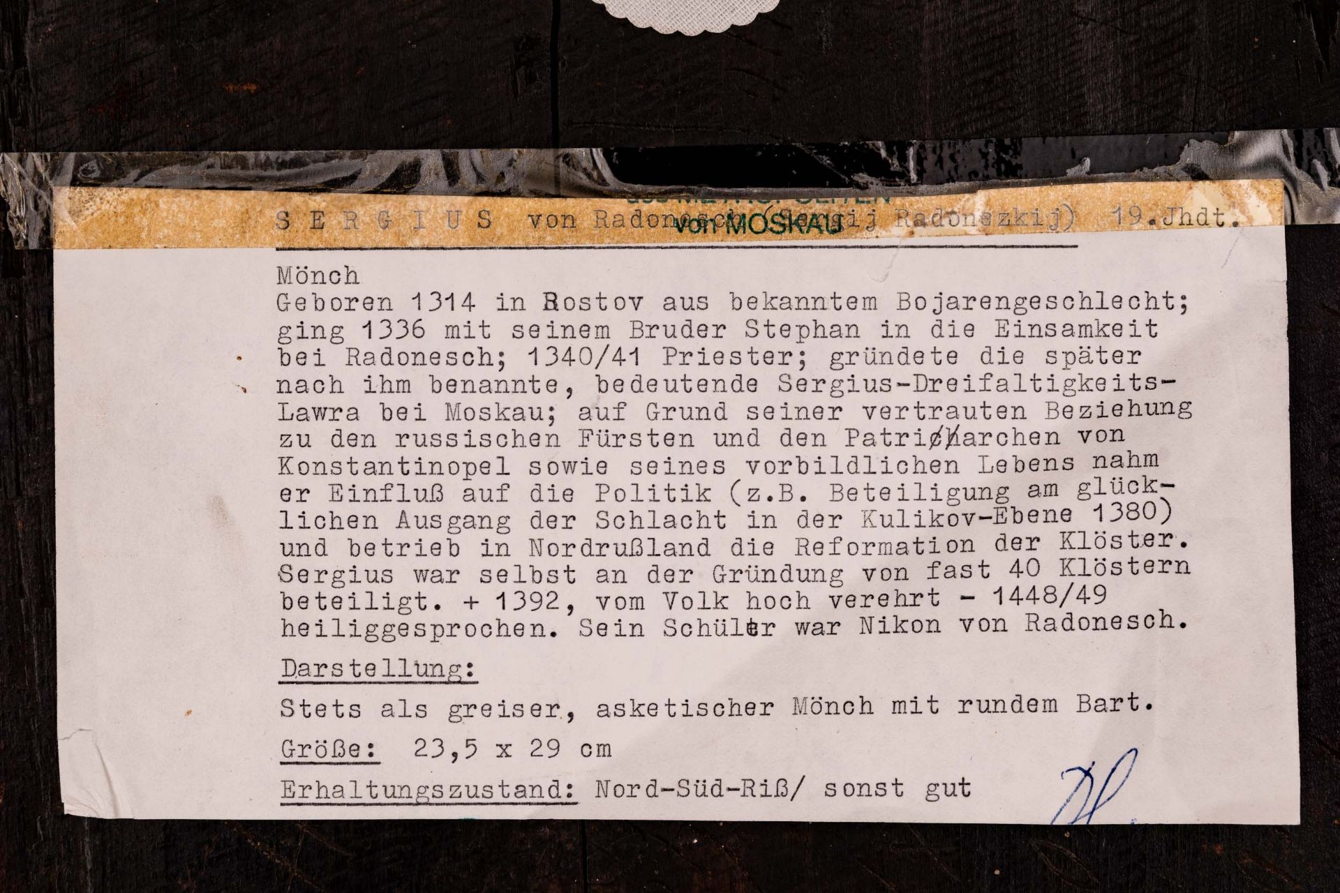 3tlg. Sammlung alter & antiker Ikonen des 19. & 20. Jhdts. Versch. Alter, Formate, Herkunft & Erhal - Bild 3 aus 5