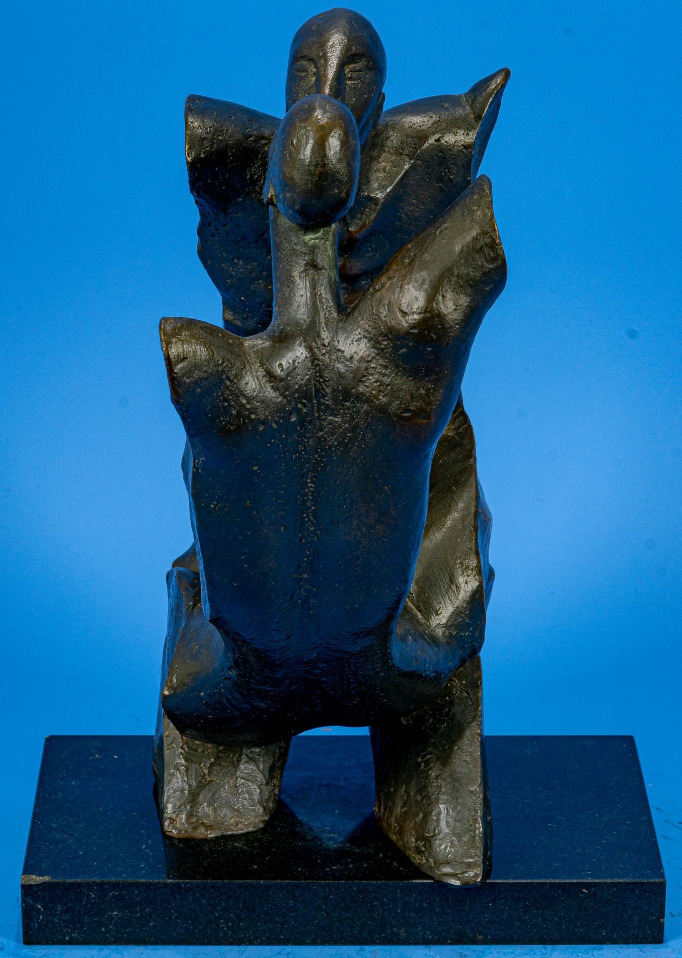 SERGEY MUSAT (geb. 1959 St. Petersburg): "Der Kuss" - dunkelbraun patinierte, modernistische Bronze - Image 6 of 14