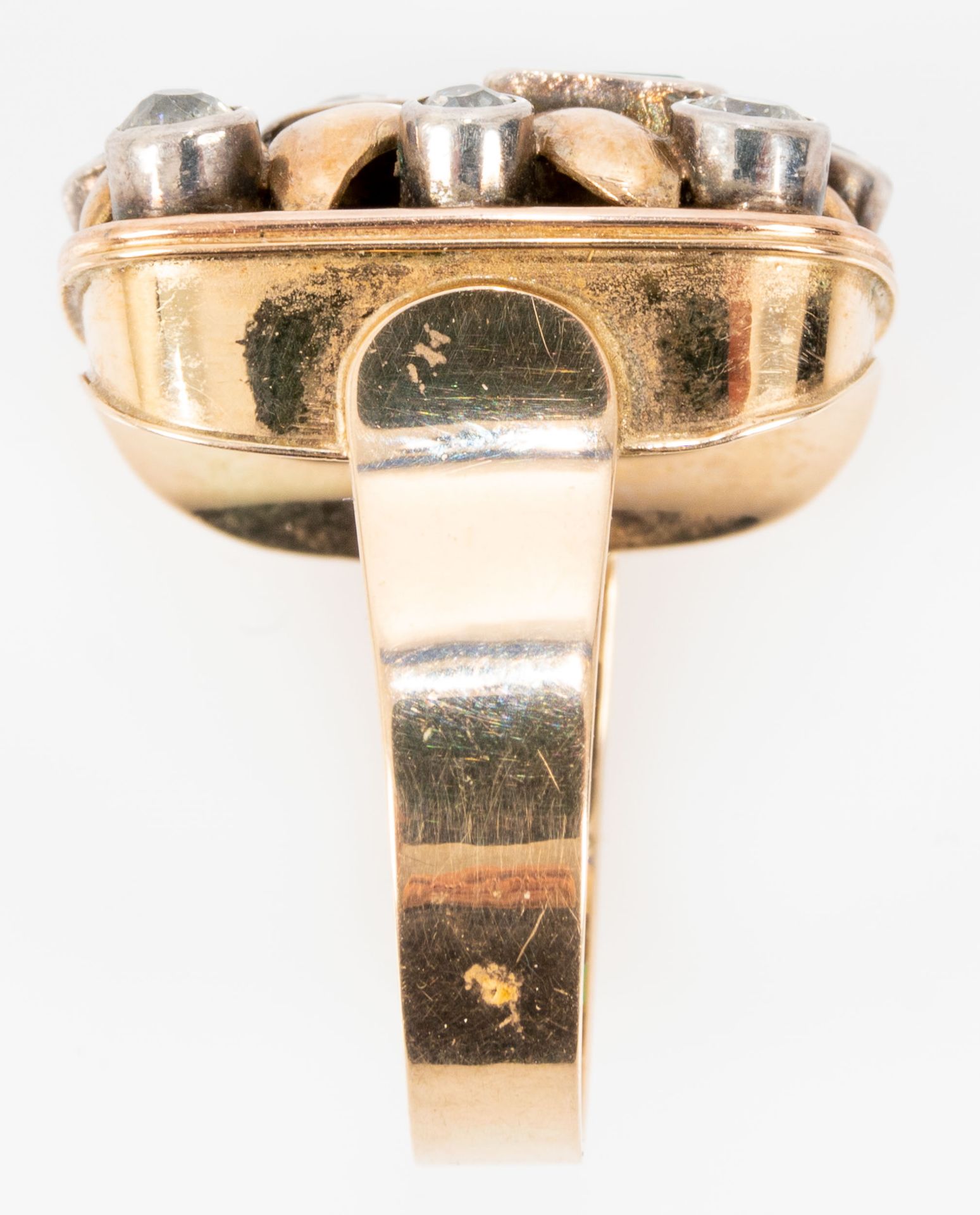 Äußerst prachtvoller, aufwändig gearbeiteter Unisex-Fingerring, Juweliersanfertigung mit dem Charme - Bild 8 aus 8