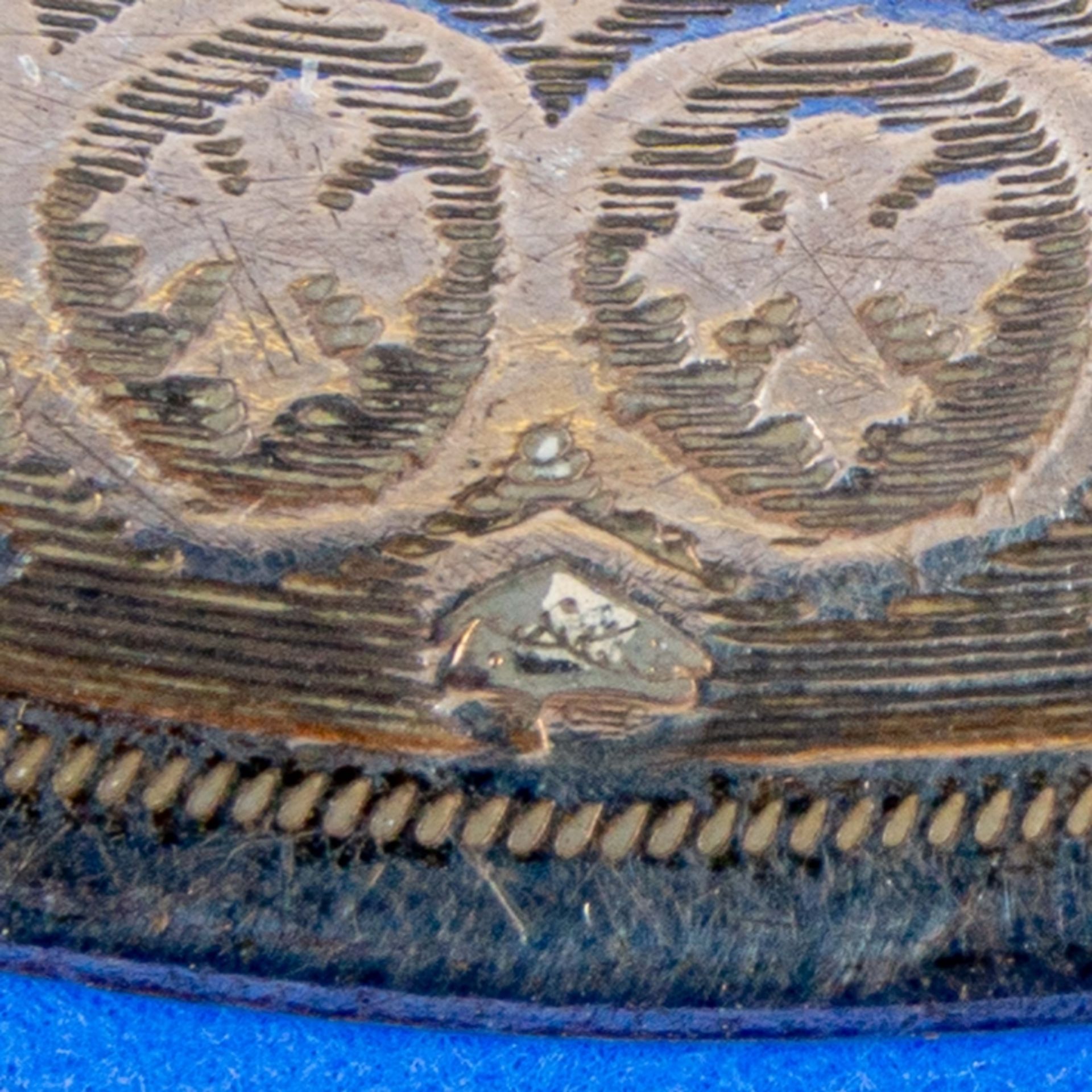 Mokkatasse mit Untertasse, Silber, Frankreich, Ende 19. Jhdt., feine Innenvergoldung, angesetzter B - Image 5 of 5