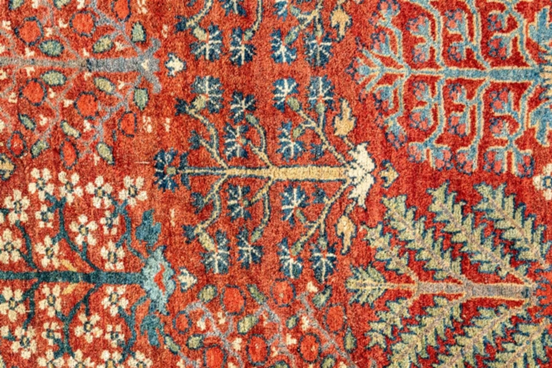Früher nordwestpersischer Teppich, Mitte 18. Jhdt. oder früher. Format ca. 480 x 232 cm. Schafschur - Bild 15 aus 27