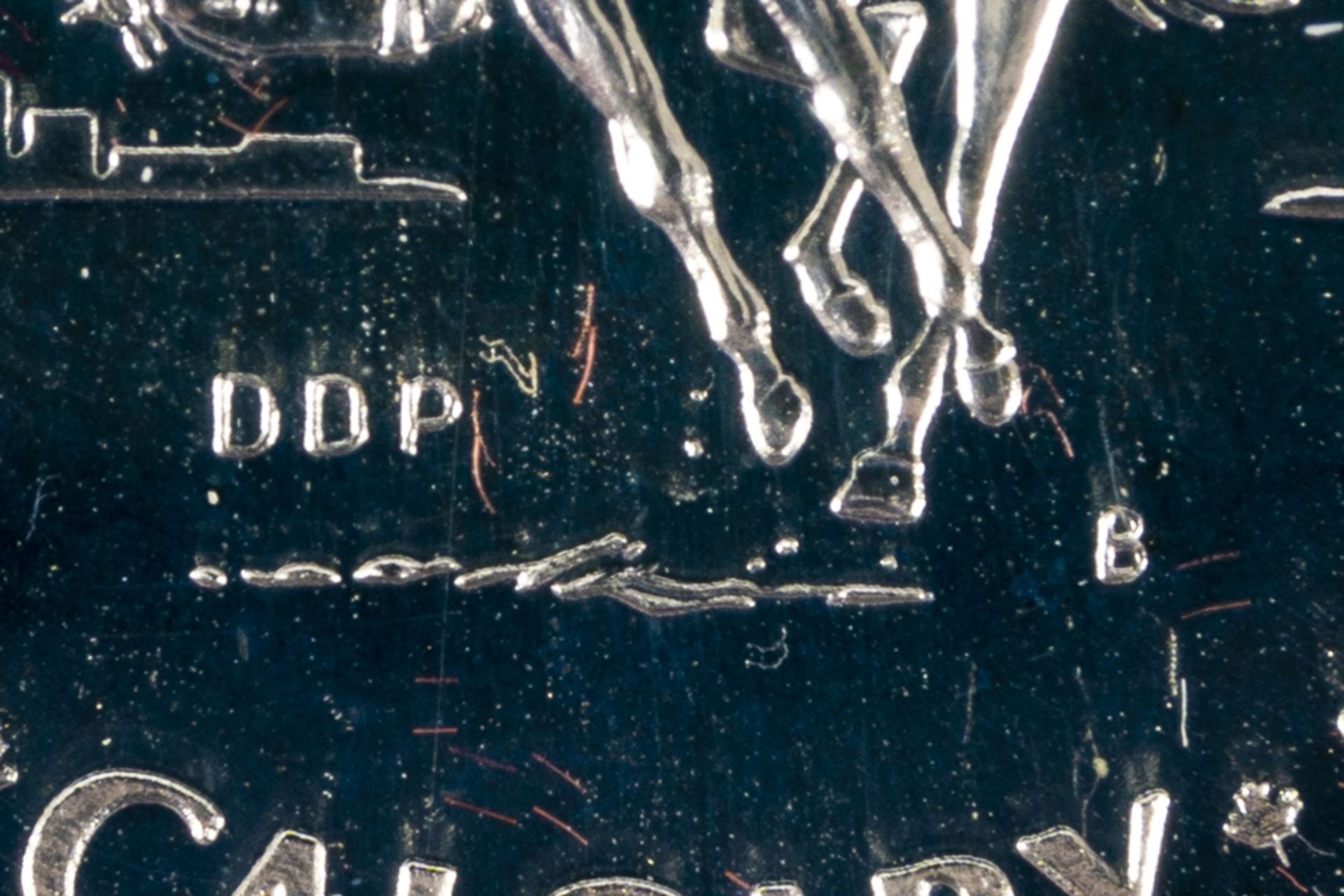 CANADA - Dollar von 1975, Cowboy, DDP, Buchstabe "B", in Blister und Box. Silber. - Image 3 of 7