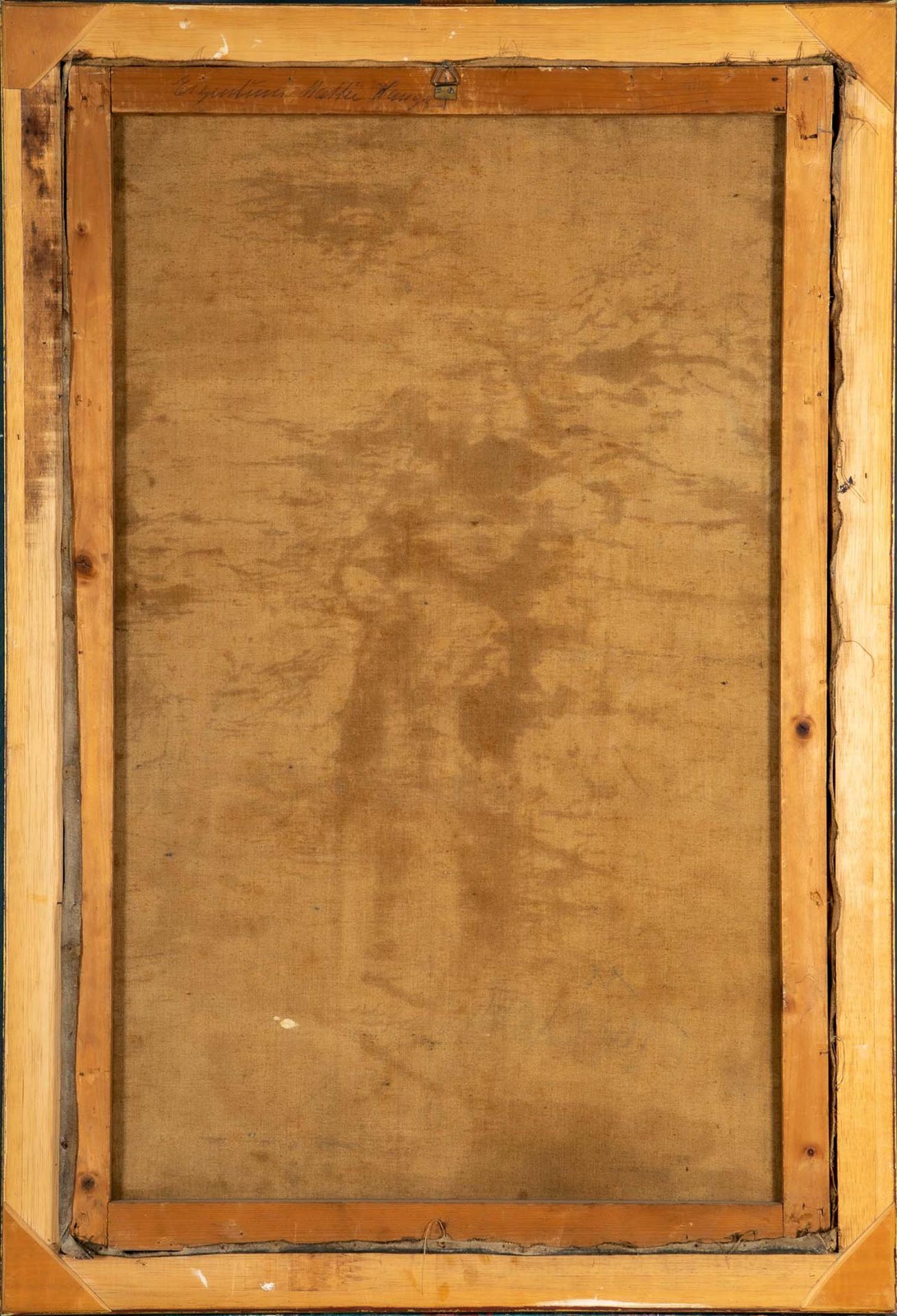 "Voller Erwartungen", hochrechteckiges Gemälde, Öl auf Leinwand; wohl 1920/ 30er Jahre; eine Bäueri - Bild 10 aus 11