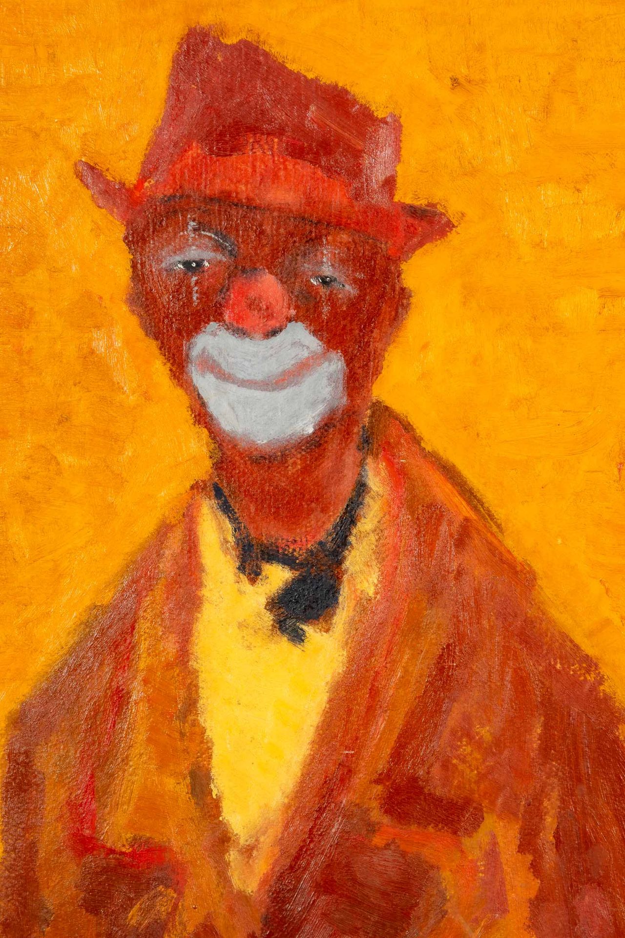 "CLOWN" Gemälde Öl auf Karton, ca. 67 x 44 cm, signiert....Mogensen = Niels Mogensen ( 1903 - 196 - Image 4 of 8