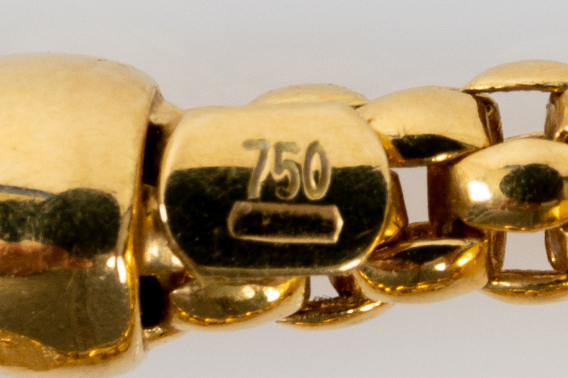 Prächtiges Smaragd-Brillant-Collier, bewegliche, ca. 46 cm lange tauförmige Halskette mit einer Bre - Bild 9 aus 10