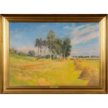 "Sommerliche Landschaft", Gemälde Öl auf Leinwand, ca. 51 x 72,5 cm, unten rechts signiert: "Viggo 
