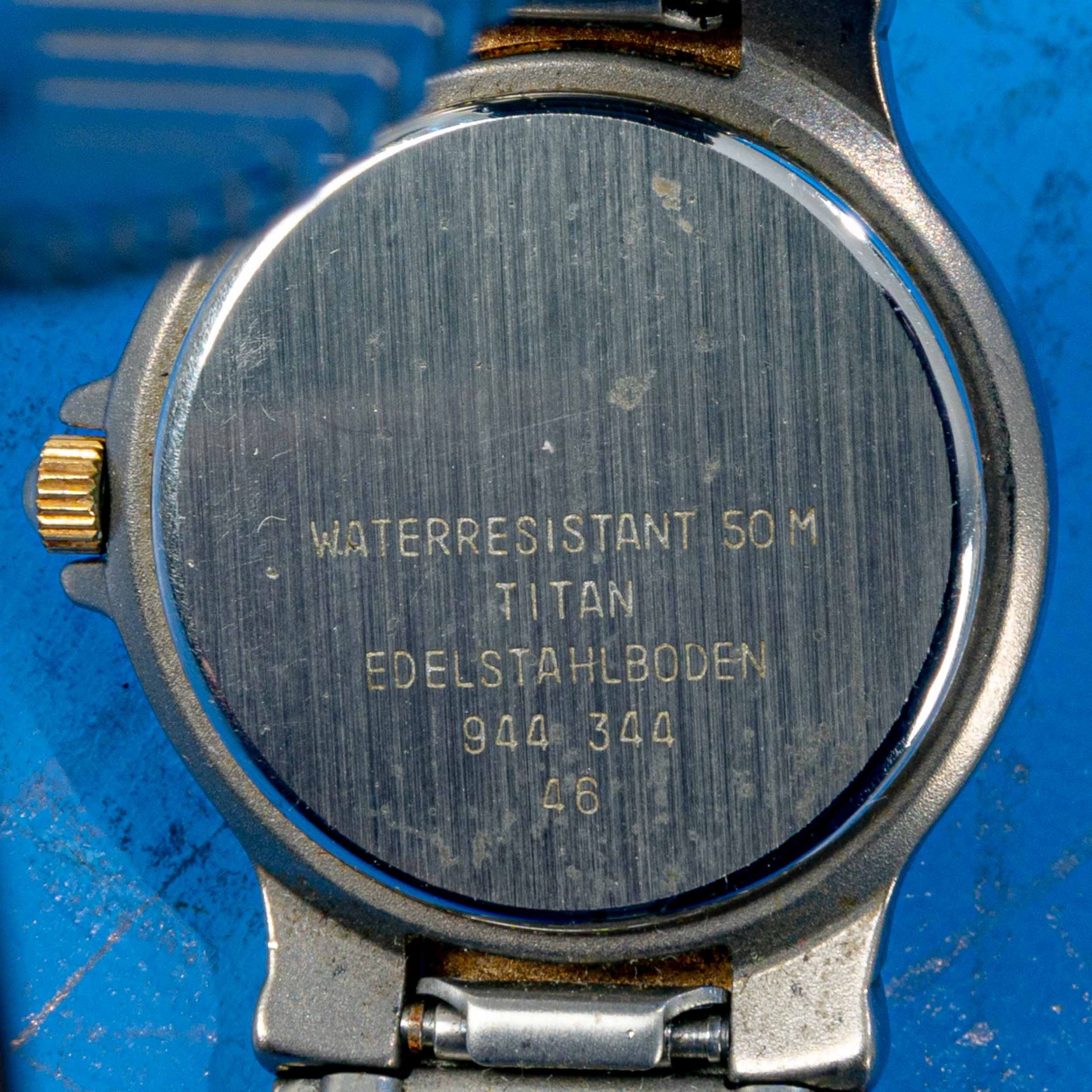 DUGENA "Nautica T - 200", Damenarmbanduhr, Ziffernblatt mit Diamantsplitter - Indices & Datum auf d - Image 6 of 7