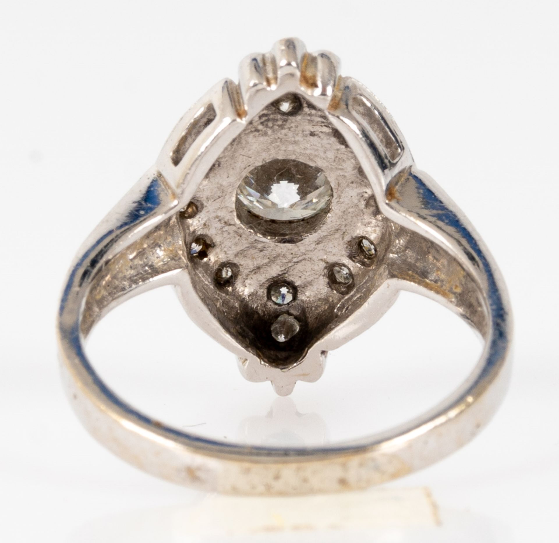 Eindrucksvoller, beeindruckender "Art- Deco" Ring der 1920/ 30er Jahre. Schlichte, zeitlos elegante - Image 6 of 7