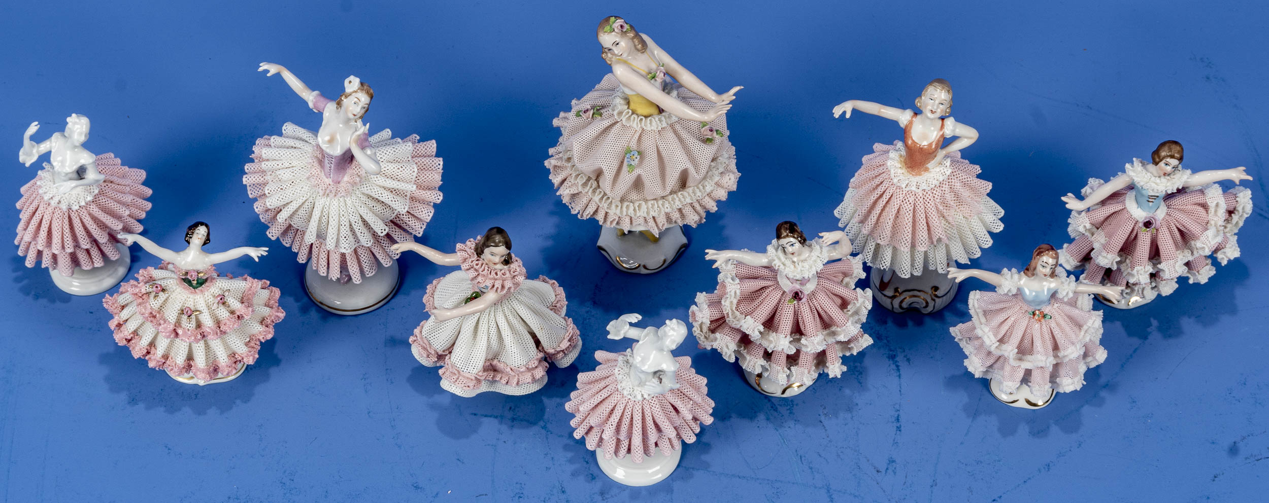 10tlg. Sammlung verschiedener "BALLERINAS", versch. Alter, Größen, Manufakturen & Erhalt. - Image 3 of 8