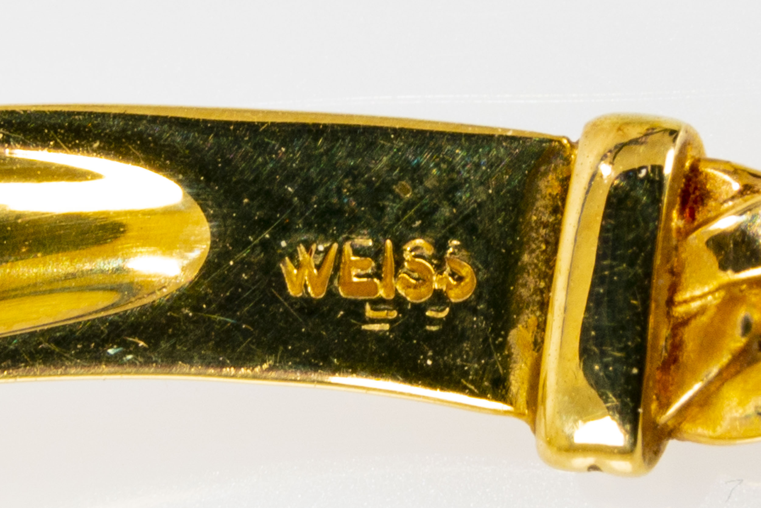 Gliedercollier aus 14 kt. Gelbgold in zeitlos attraktivem Design aus dem Hause "Weiss". Das bogenfö - Image 9 of 10