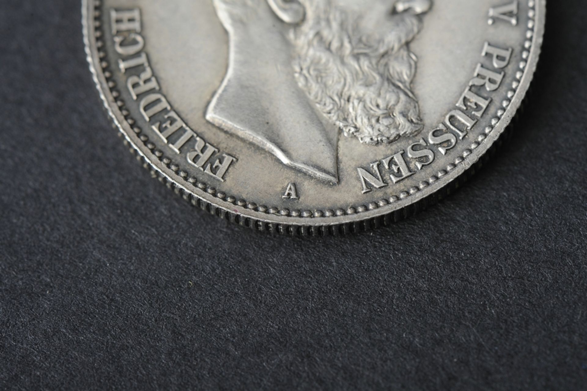 2 Reichsmark, Preussen, Buchstabe "A", 1888, Silber. - Bild 3 aus 3