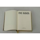 "Die Bibel", bebildert von ERNST FUCHS, limitierte Vorzugsausgabe No. 11993, Goldschnitt, reich beb