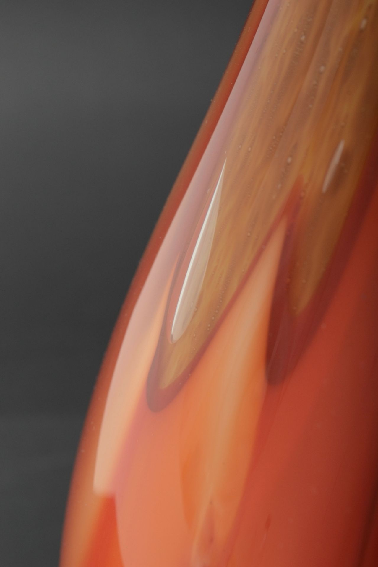 Große, schwere, dickwandige Murrinen Glasvase, wohl Murano 20./ 21. Jhdt.; sehr schöner Erhalt; Höh - Image 3 of 13