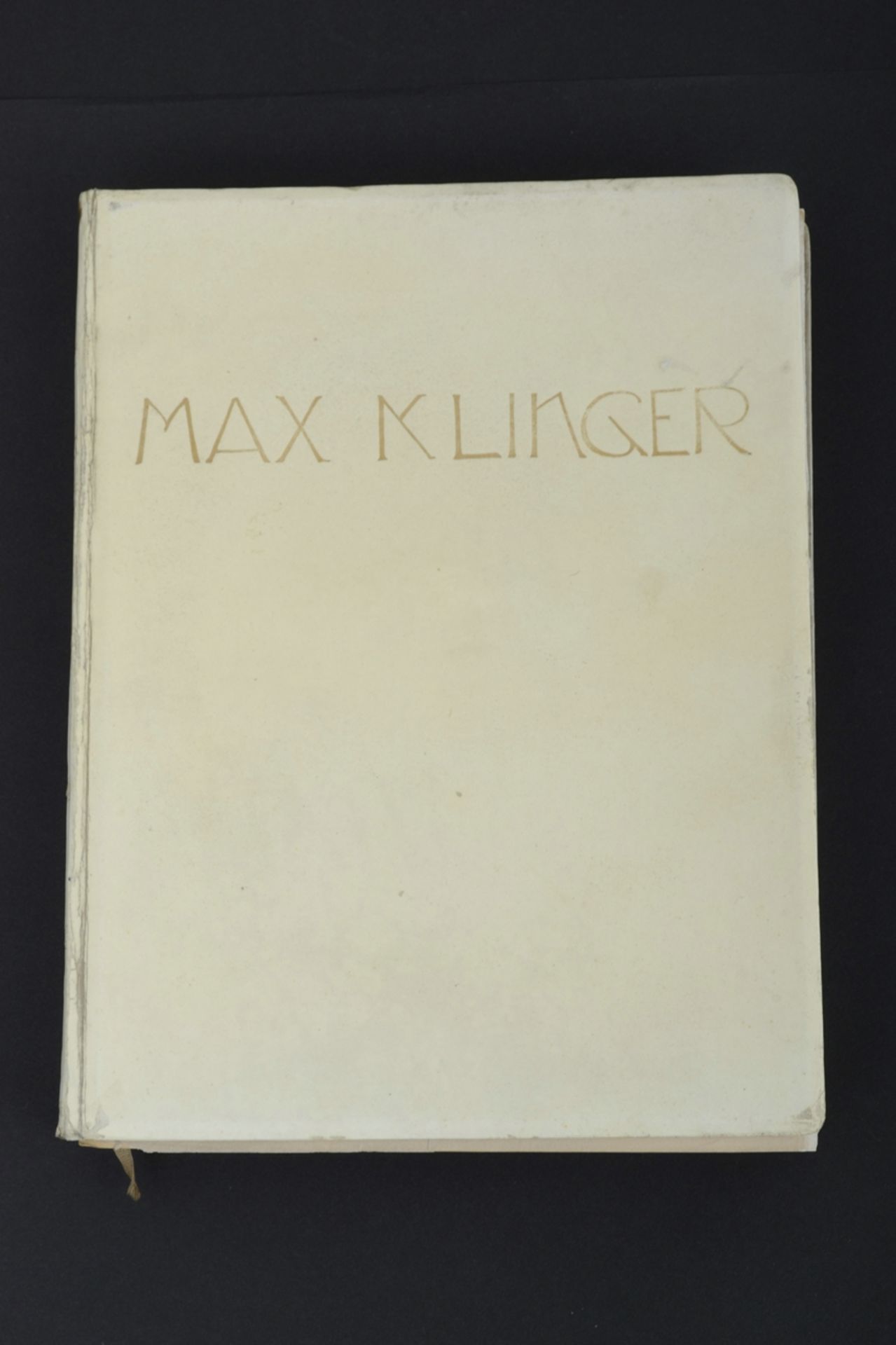 "MAX KLINGER - Radierungen, Zeichnungen, Bilder und Skulpturen" , Quart - Ausgabe, Hanfstengel, Mün