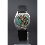 BULOVA "ACCUTRON" - M6 - 1960er Jahre, Herrenarmbanduhr, Batteriebetrieb, ungeprüfter Fundzustand,