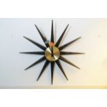 "WALL CLOCK" - Original Design by George Nelson 1948/60. Autorized Reedition 2001, Vitra Design in