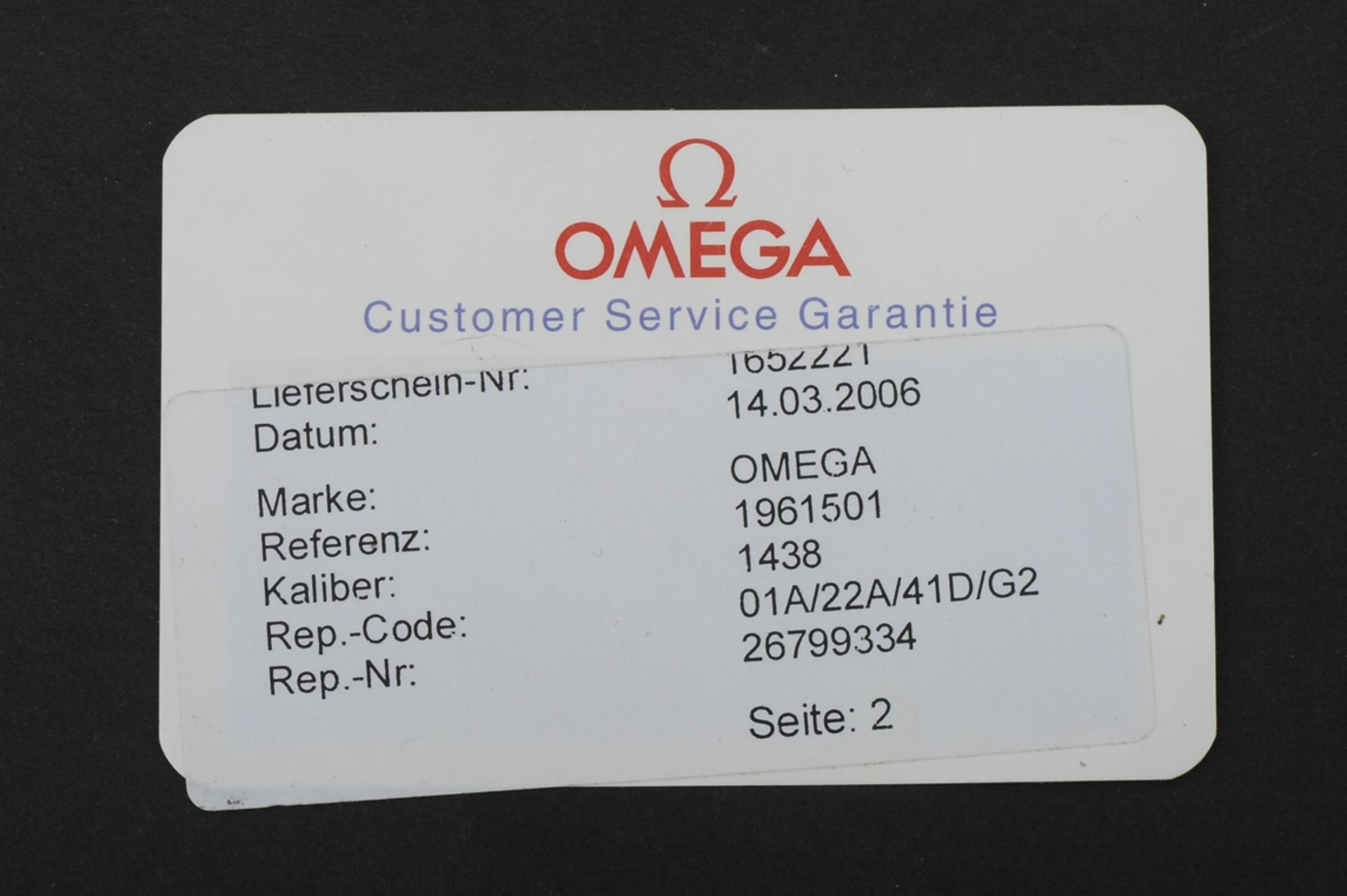 "OMEGA SEAMASTER 120 M" - Herrenarmbanduhr mit Quarzwerk, Stahl/Gold, dunkelblaues Ziffernblatt mit - Image 15 of 19