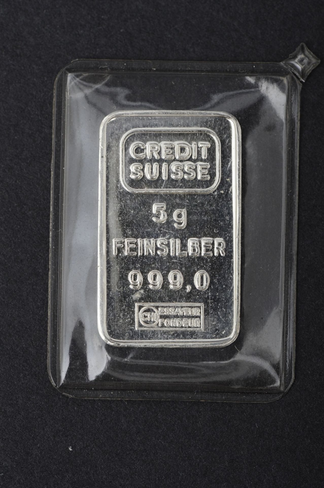 20 Goldmark - Preussen - 1911 - Buchstabe "A", kleine Feinsilberbarren - 5gr. - Credit Suisse sowie - Bild 5 aus 9