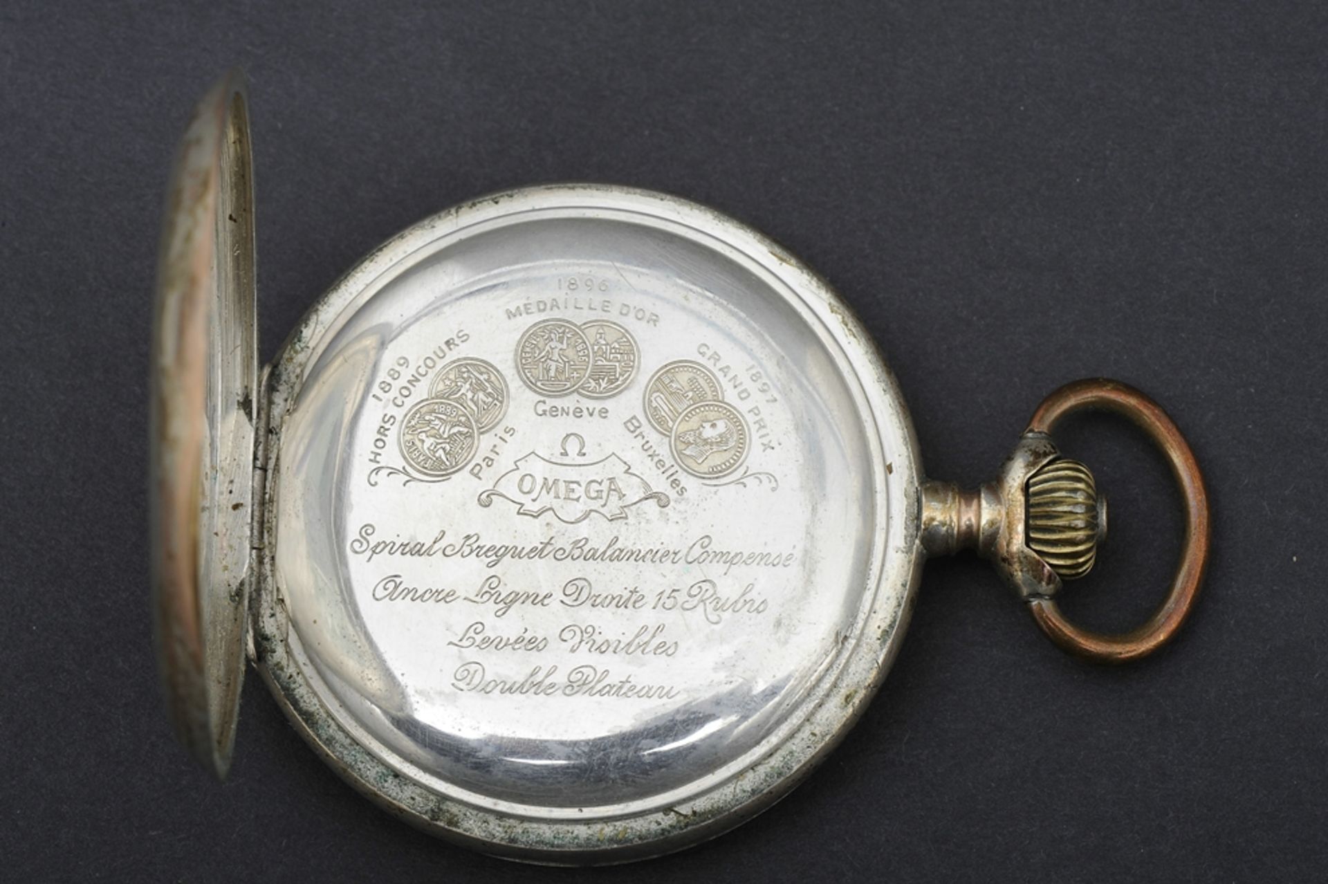 5teiliges Konvolut verschiedener Taschenuhren, Silbergehäuse. Verschiedene Alter, Größen, Wertigkei - Bild 4 aus 8