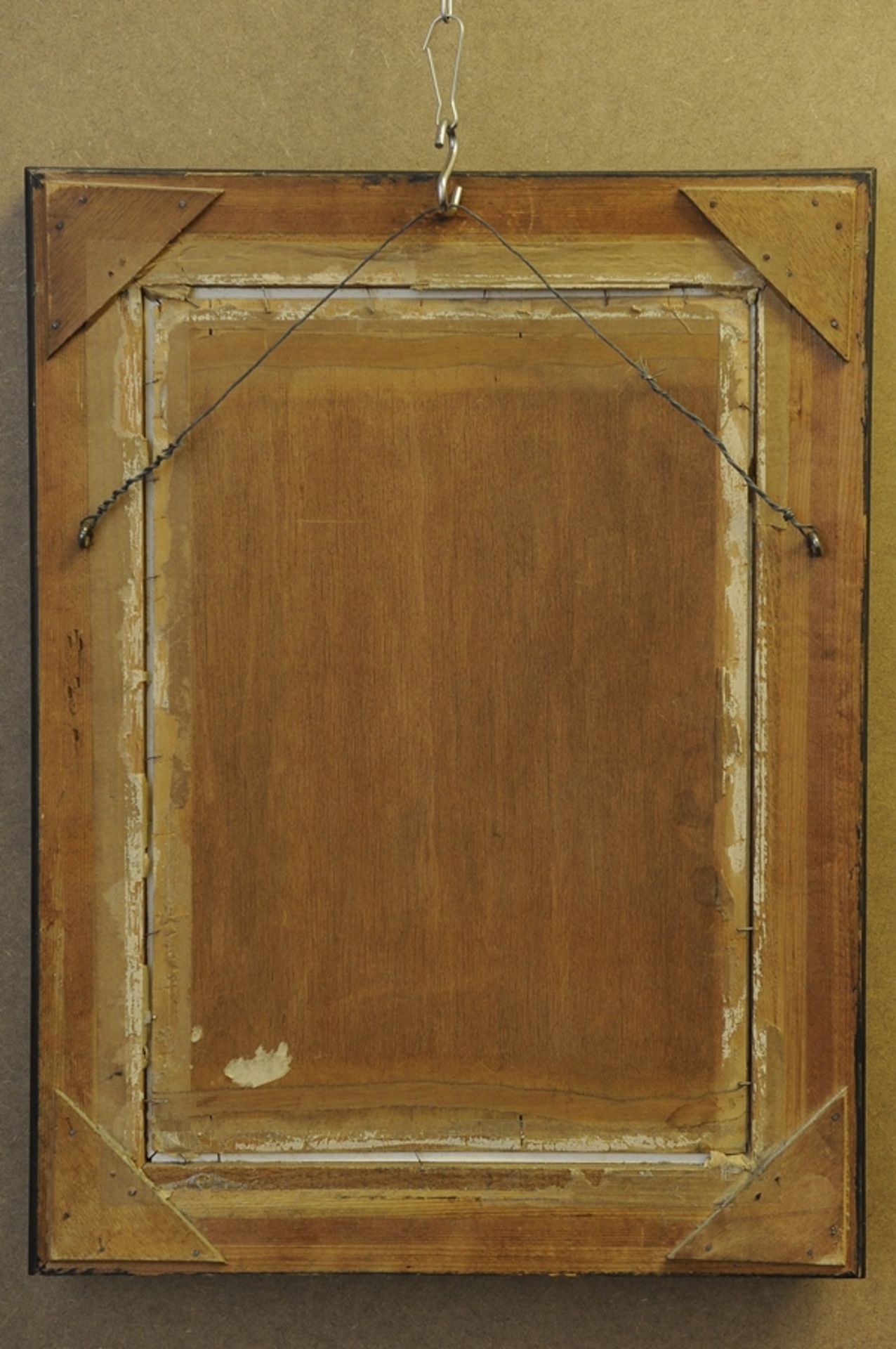 "Lichtdurchfluteter Gang" - Gemälde, Öl auf Sperrholzplatte, ca. 36 x 26 cm, unten links signiert " - Image 7 of 7