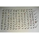 150teilige Sammlung verschiedener, ge(b)rauchter Pfeifen des 20./21.Jhdts., verschiedene Alter, Grö