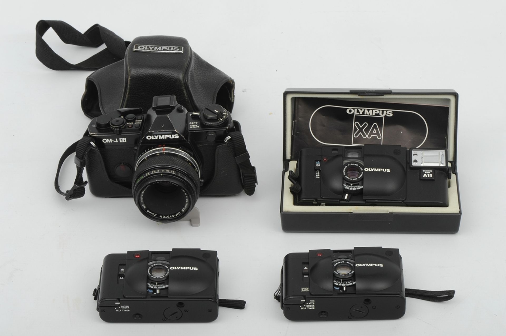 23teiliges "OLYMPUS" - Konvolut, bestehend aus: Olympus-PenF (Body), Olympus OM-1 ( 2x Body), Olymp - Image 16 of 19