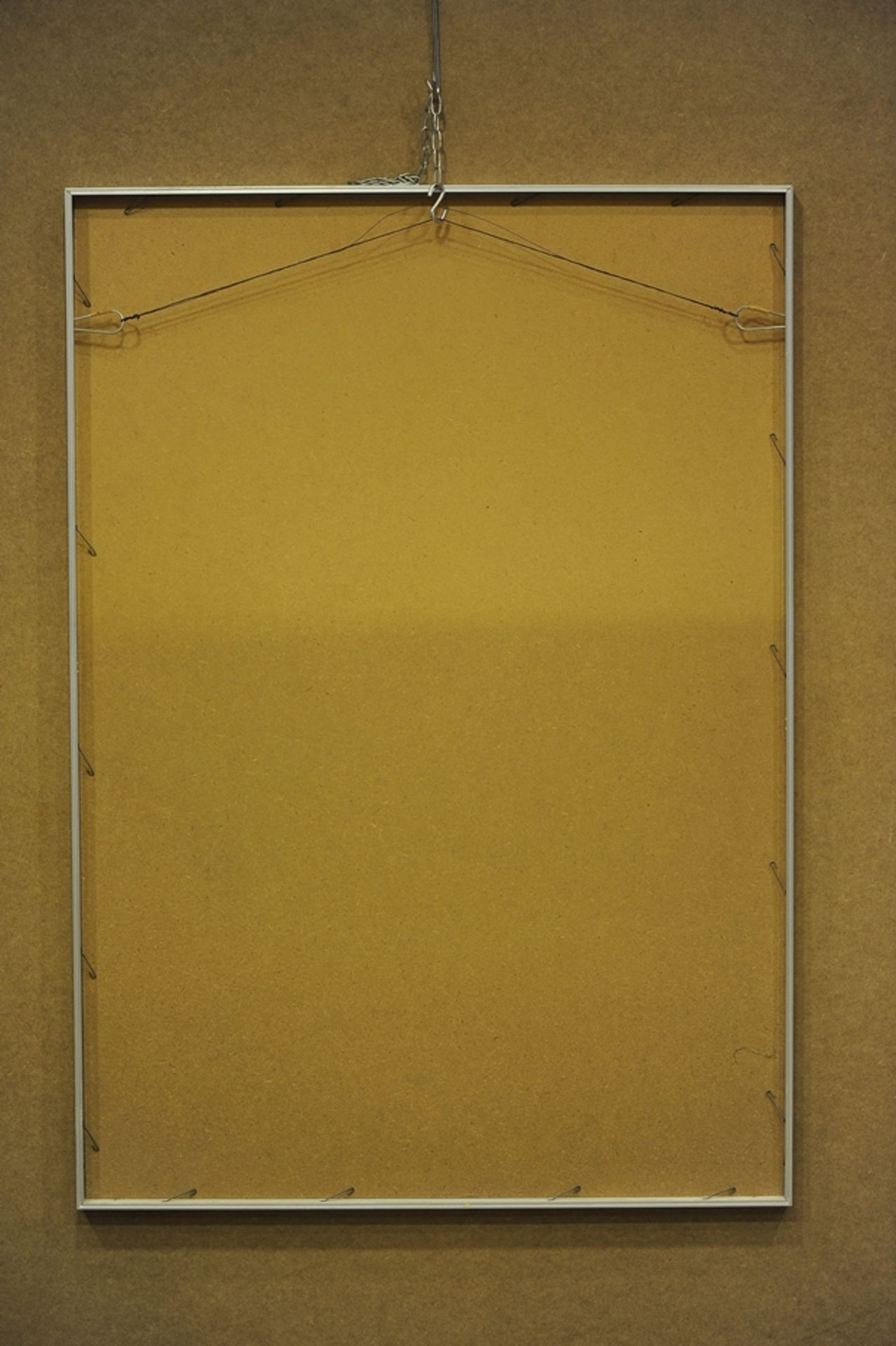 "Akt auf Damensessel" - großformatige, hinter Glas gerahmte, multiple Farblithographie des Paul Wun - Image 9 of 9