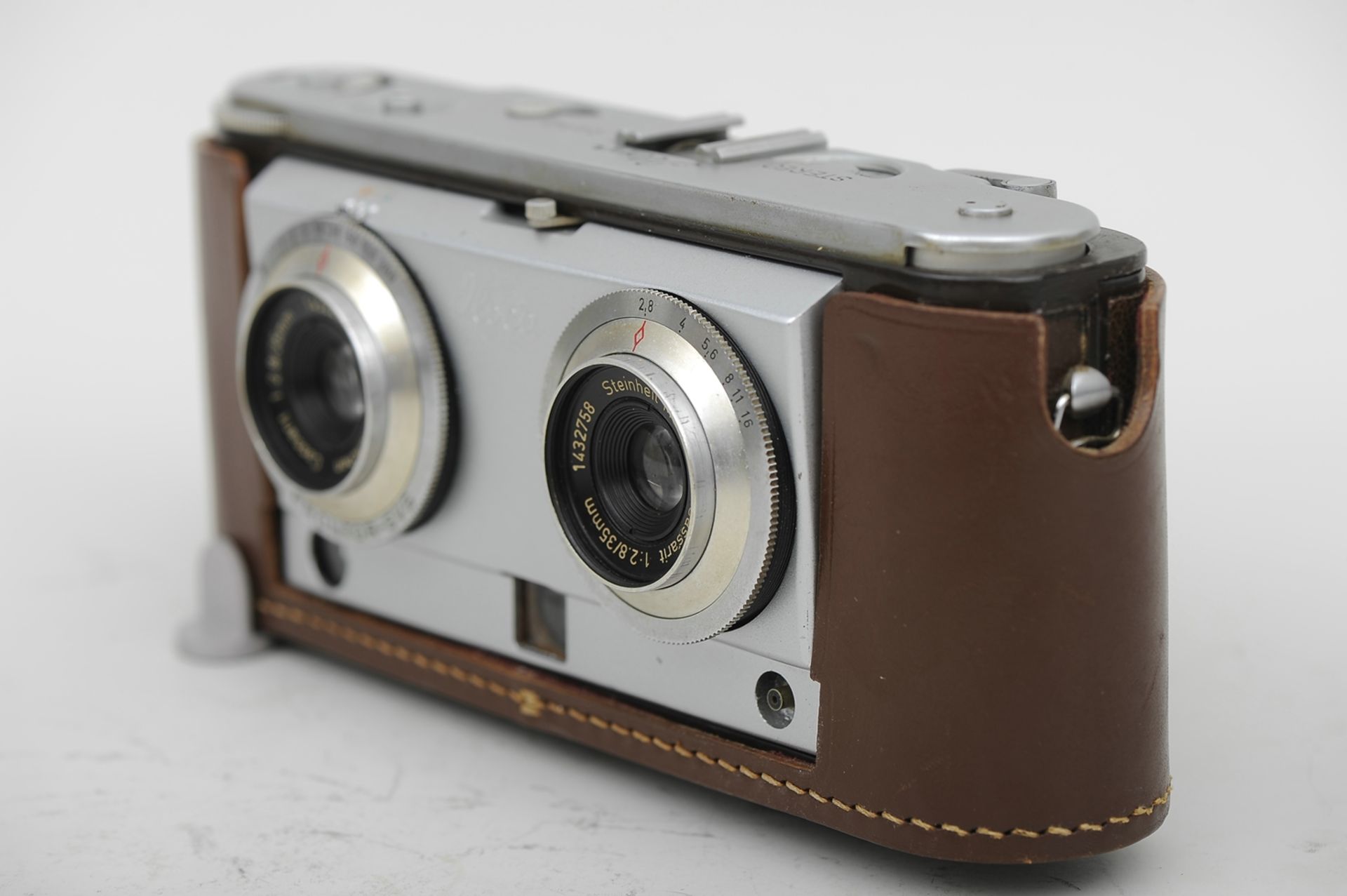 "ILOCA 3D" Stereo Rapid Kamera mit Steinheil Cassait-Objektiven 1:2,8/35 mm, No. 1432237 und 143275 - Image 5 of 7