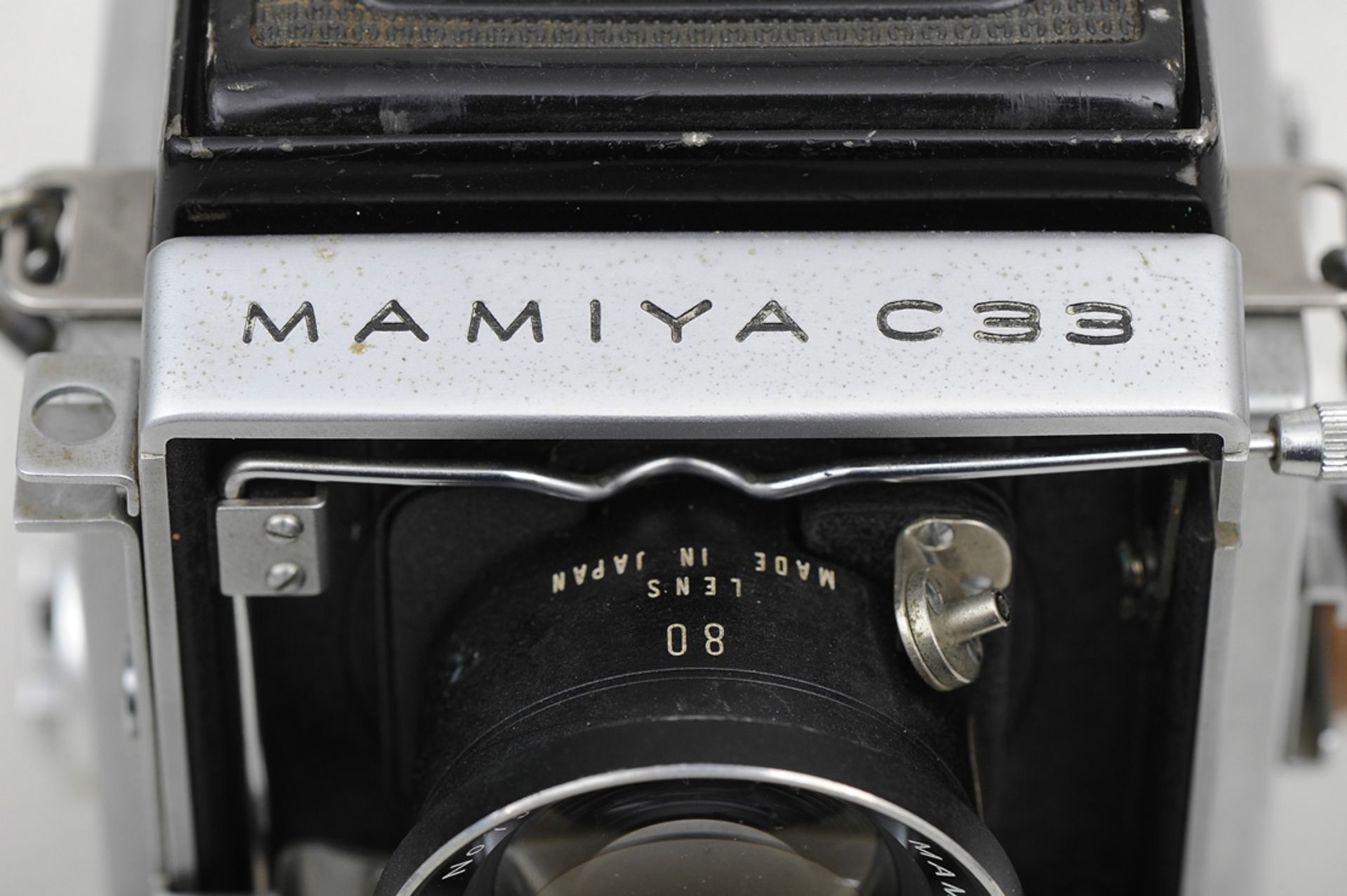 "MAMIYA C 33" - Professional-Stereokamera, mit Mamiya-Sekkor Objektiven, 1.2,8, f=80mm, No. 756412 - Image 7 of 19