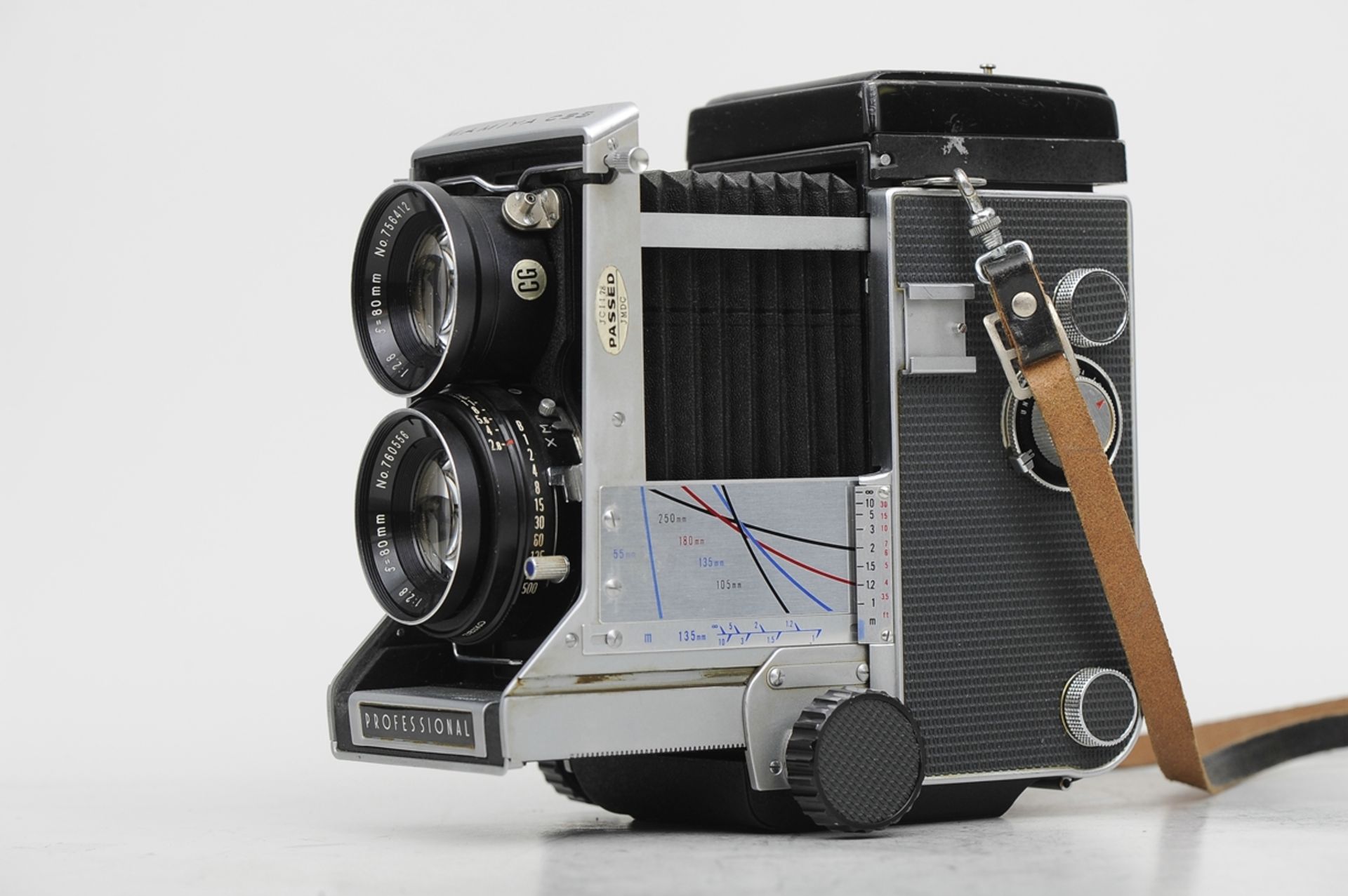 "MAMIYA C 33" - Professional-Stereokamera, mit Mamiya-Sekkor Objektiven, 1.2,8, f=80mm, No. 756412 - Image 5 of 19