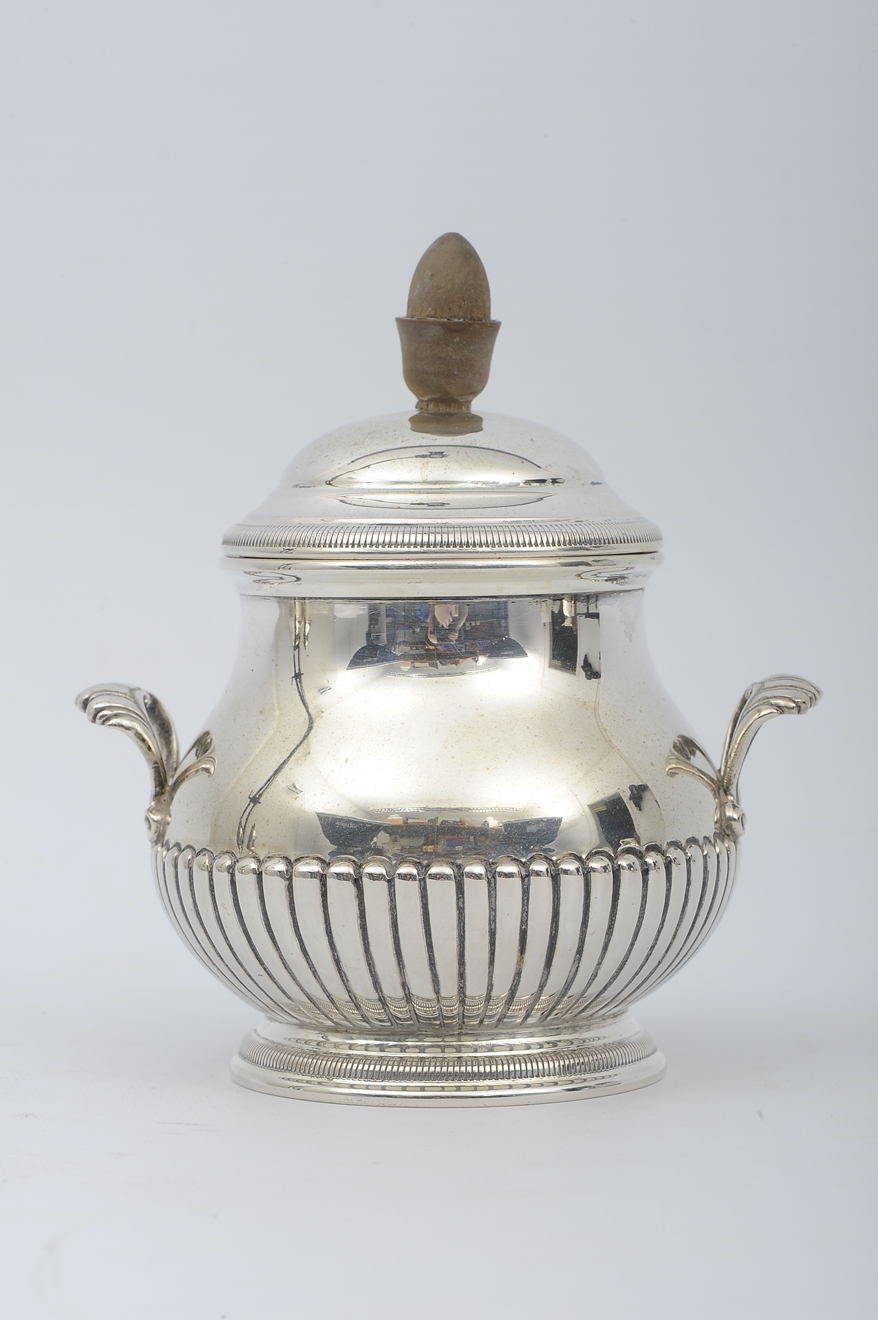 5teiliges Tee- und Kaffeeservice, 800er Silber massiv, bestehend aus Teekanne (Länge ca. 26 cm, ca. - Image 18 of 21