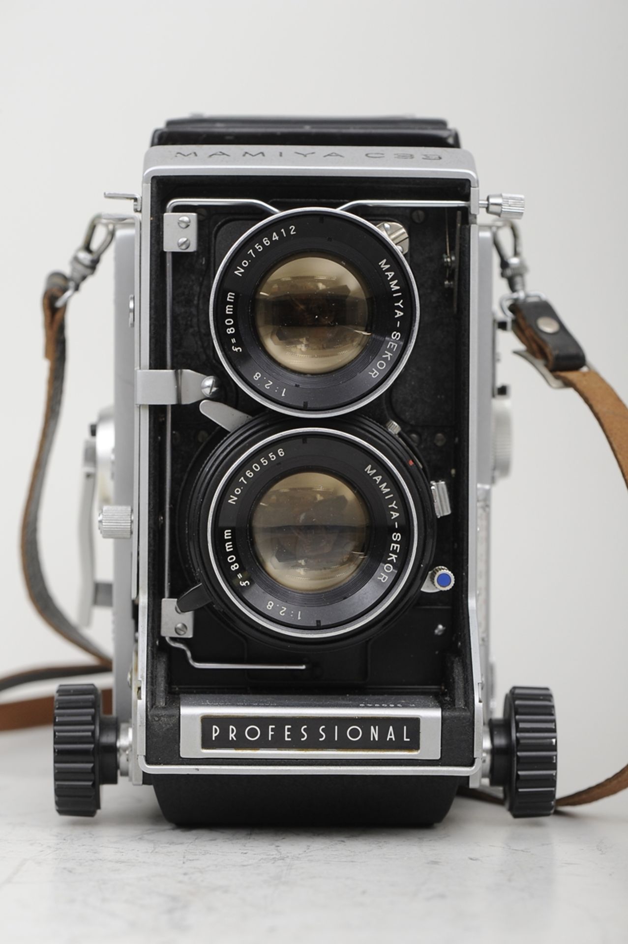 "MAMIYA C 33" - Professional-Stereokamera, mit Mamiya-Sekkor Objektiven, 1.2,8, f=80mm, No. 756412 - Image 2 of 19