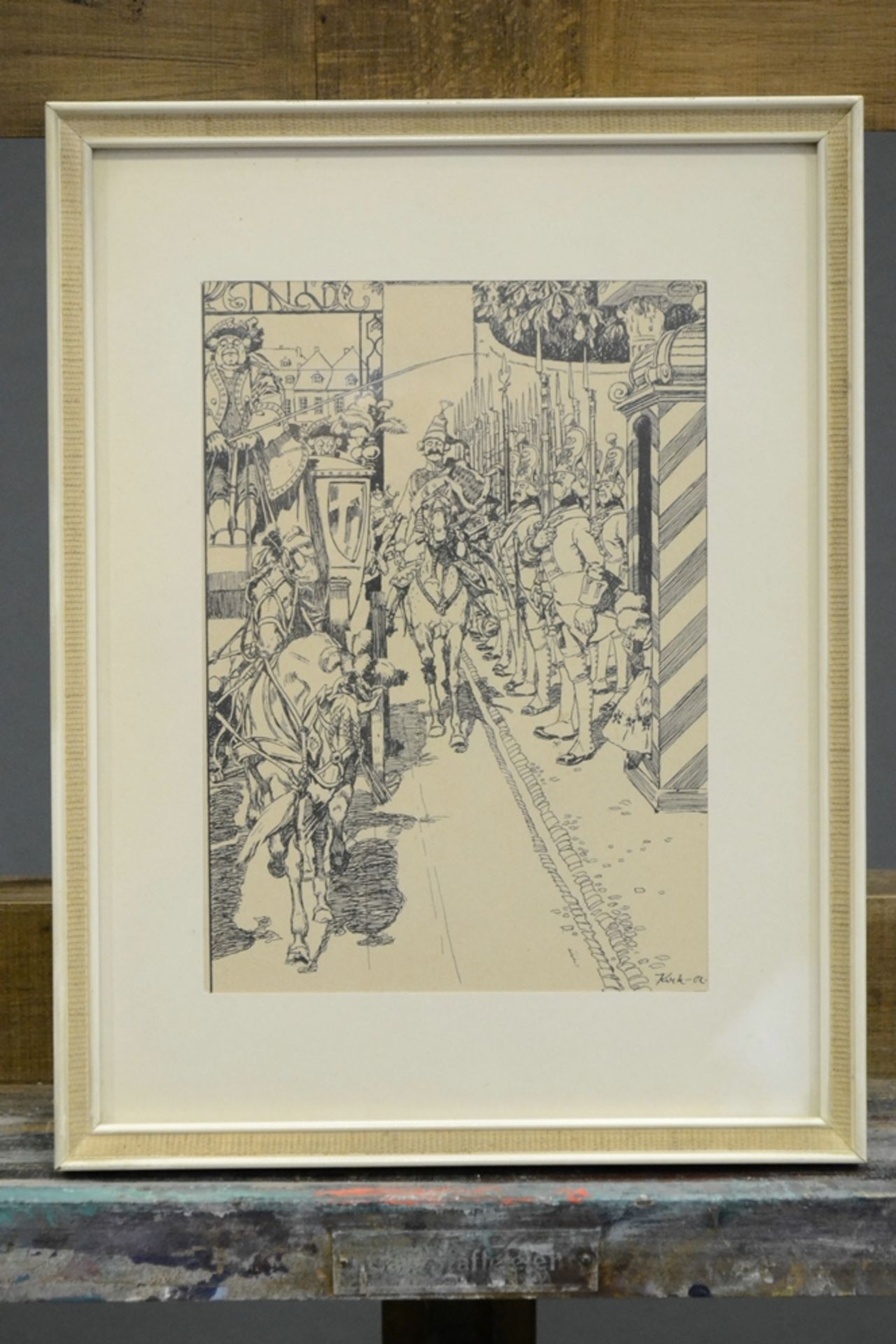 7teilige Sammlung verschiedener Arbeiten des Fritz Koch-Gotha (Eberstädt 1877 - 1956 Rostock), Ehem - Image 7 of 8