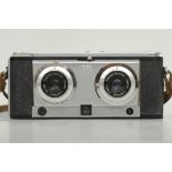 Iloca 3D Stereo-Kamera, Modell "Stereograms" mit Cassarit-Objektiven von Steinheid - München, 1:2,8