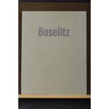 Georg Baselitz - handsigniertes Buch aus der Sammlung des Dr. Wilhelm Ansorg, Goslar.