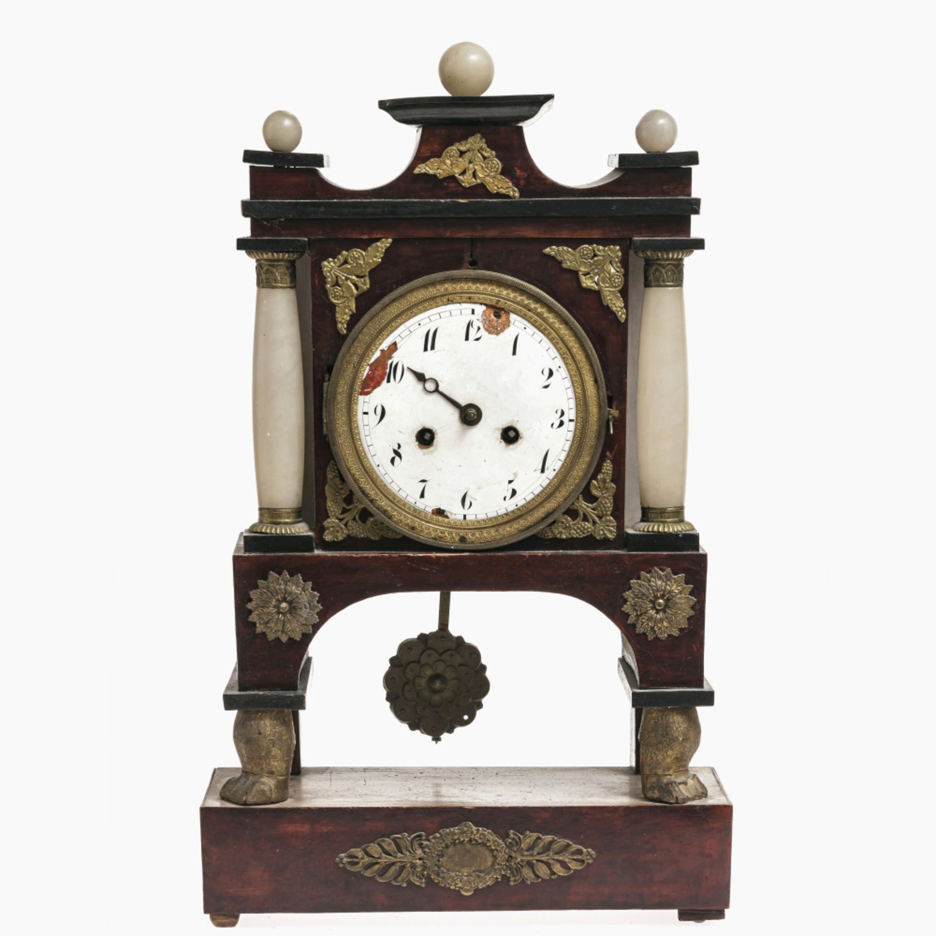 A bracket clock - Image 2 of 2