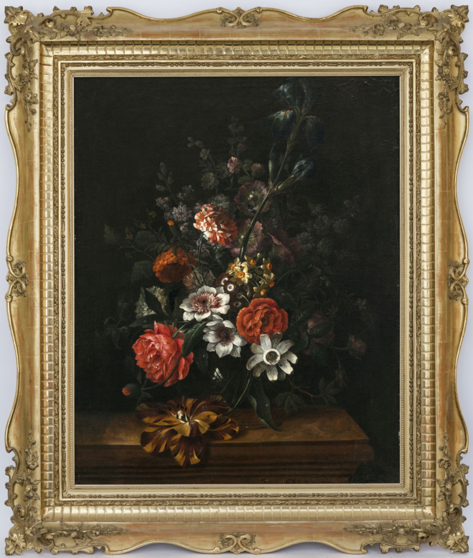 Johann Baptist Drechsler  - Stillleben mit Blumen in Glasvasen    - Bild 3 aus 6