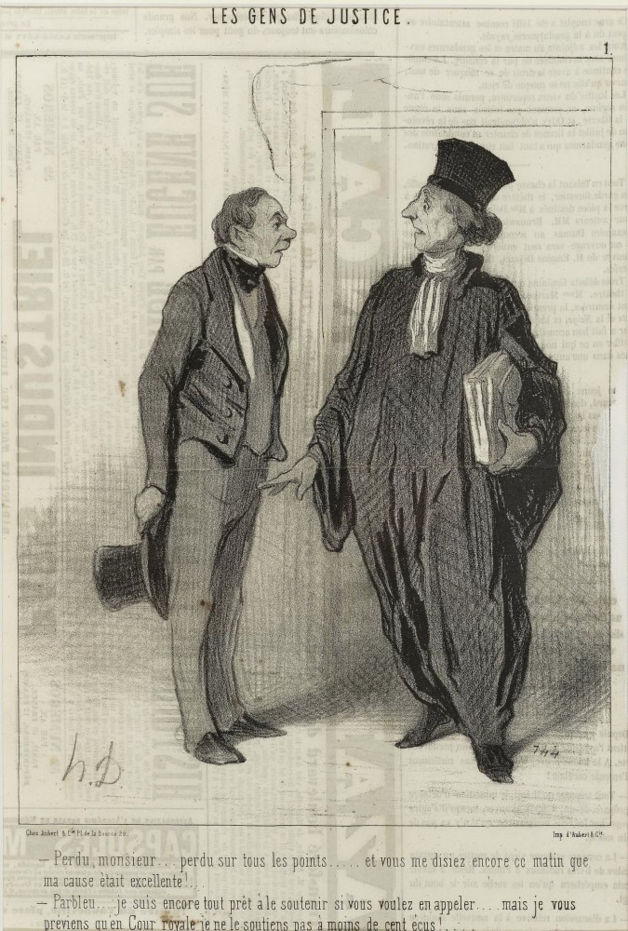 Honoré Daumier  - Les Gens de Justice    - Bild 5 aus 10