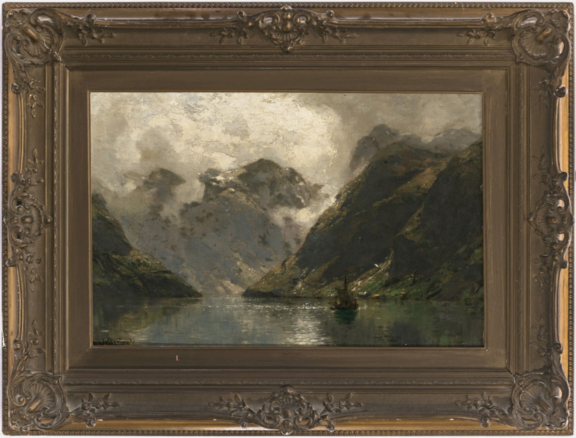 Carl August Heinrich Ferdinand Oesterley  - Fjord    - Bild 3 aus 4