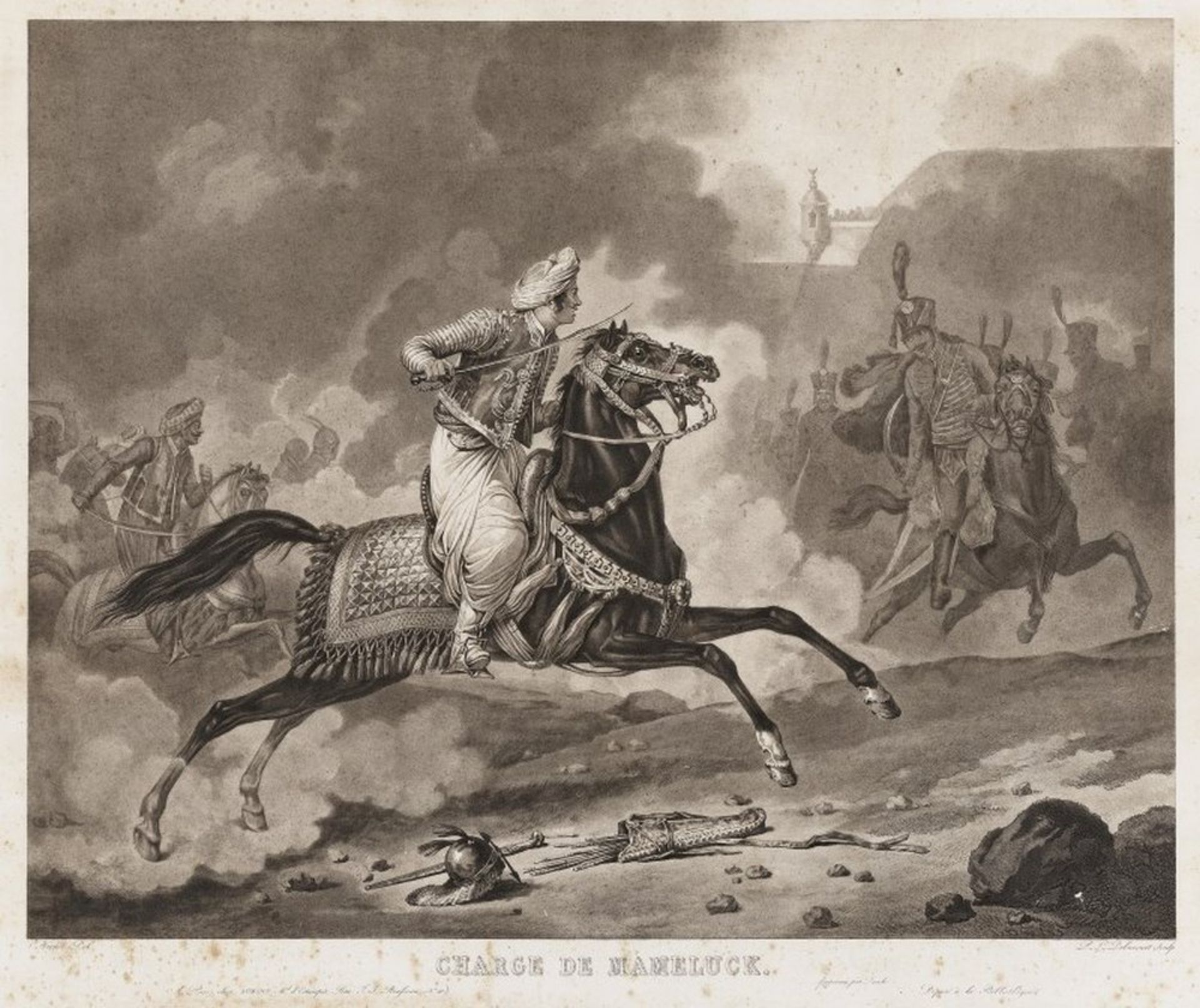 Jagdszenen - Pferderennen - Orientalische Reiter - Bild 2 aus 6