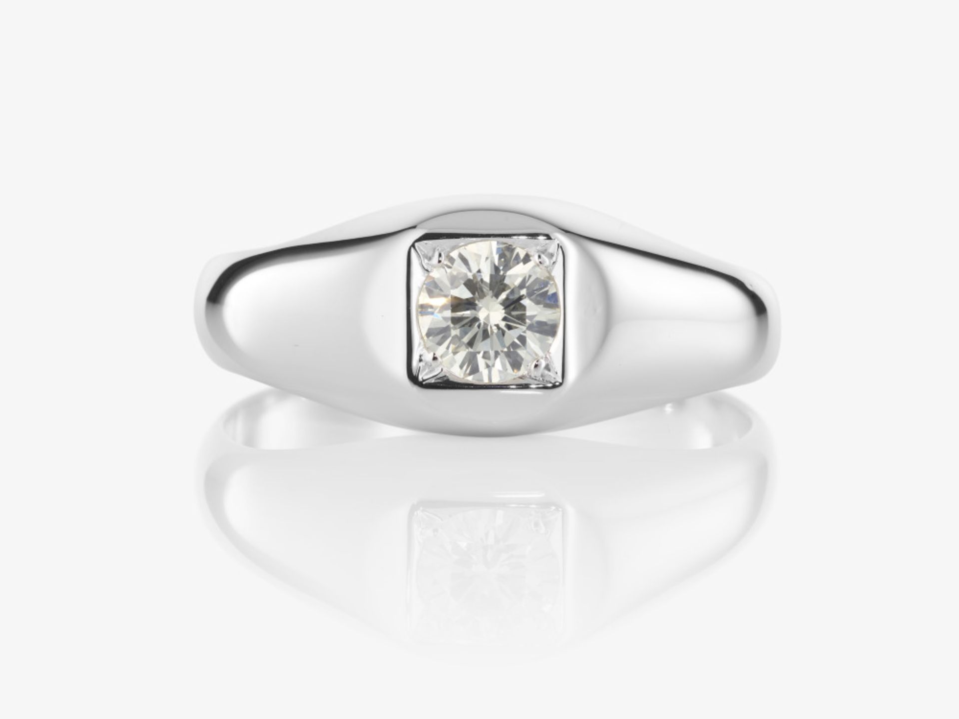 A gentleman's diamond solitaire ring - Image 3 of 4