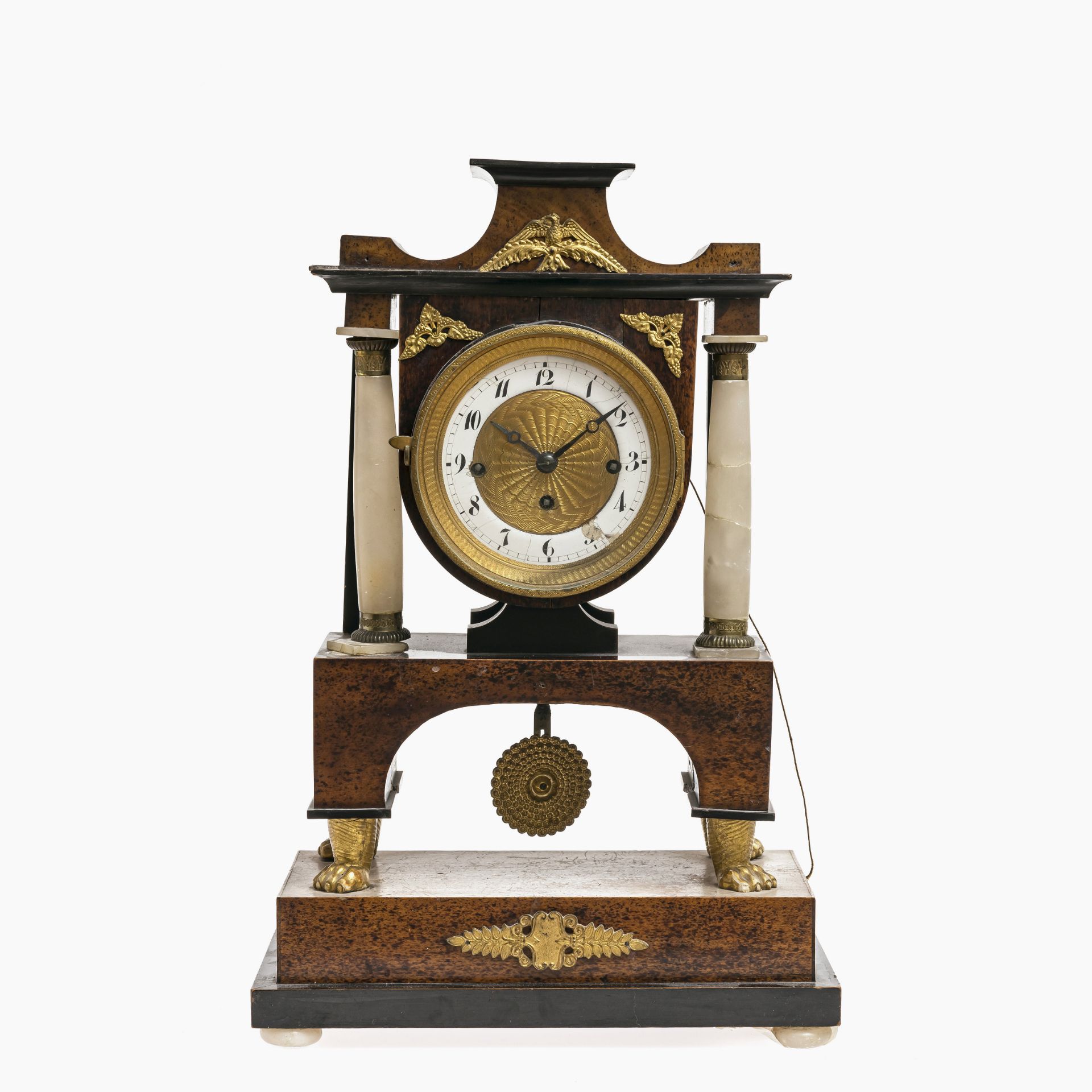 A bracket clock  - Image 2 of 2