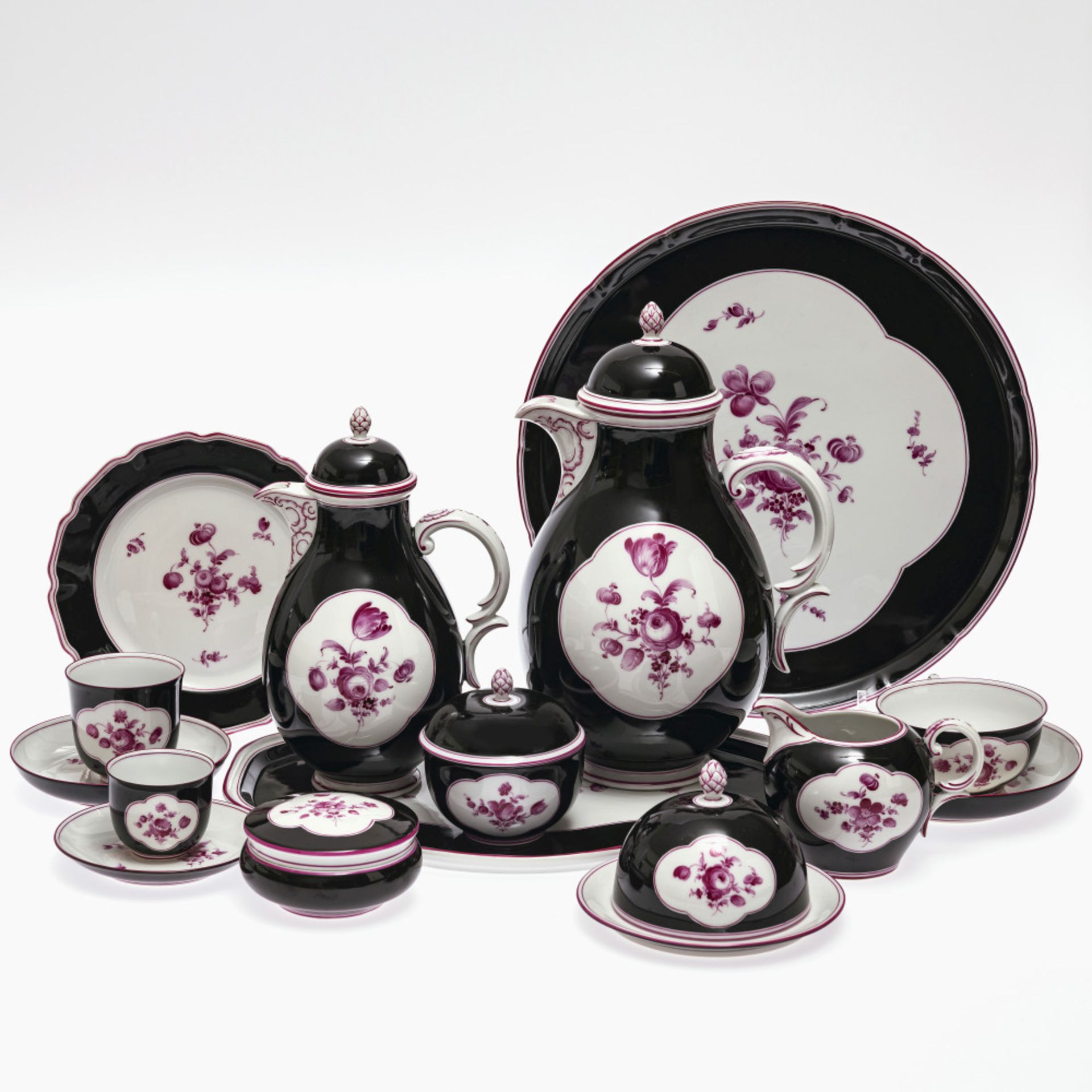 A 68-piece coffee-, tea- and demitasse coffee service - Image 2 of 2