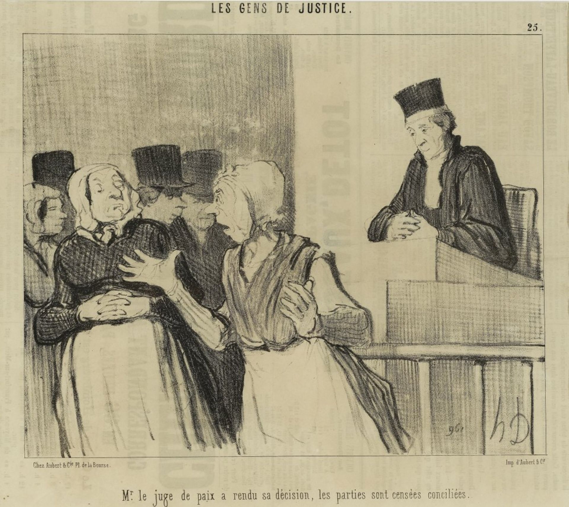 Honoré Daumier  - Les Gens de Justice    - Bild 7 aus 10