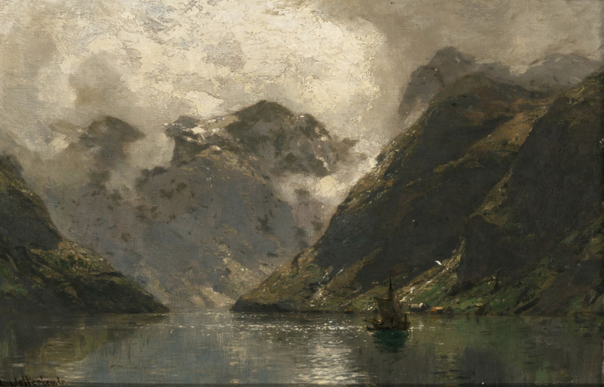 Carl August Heinrich Ferdinand Oesterley  - Fjord   