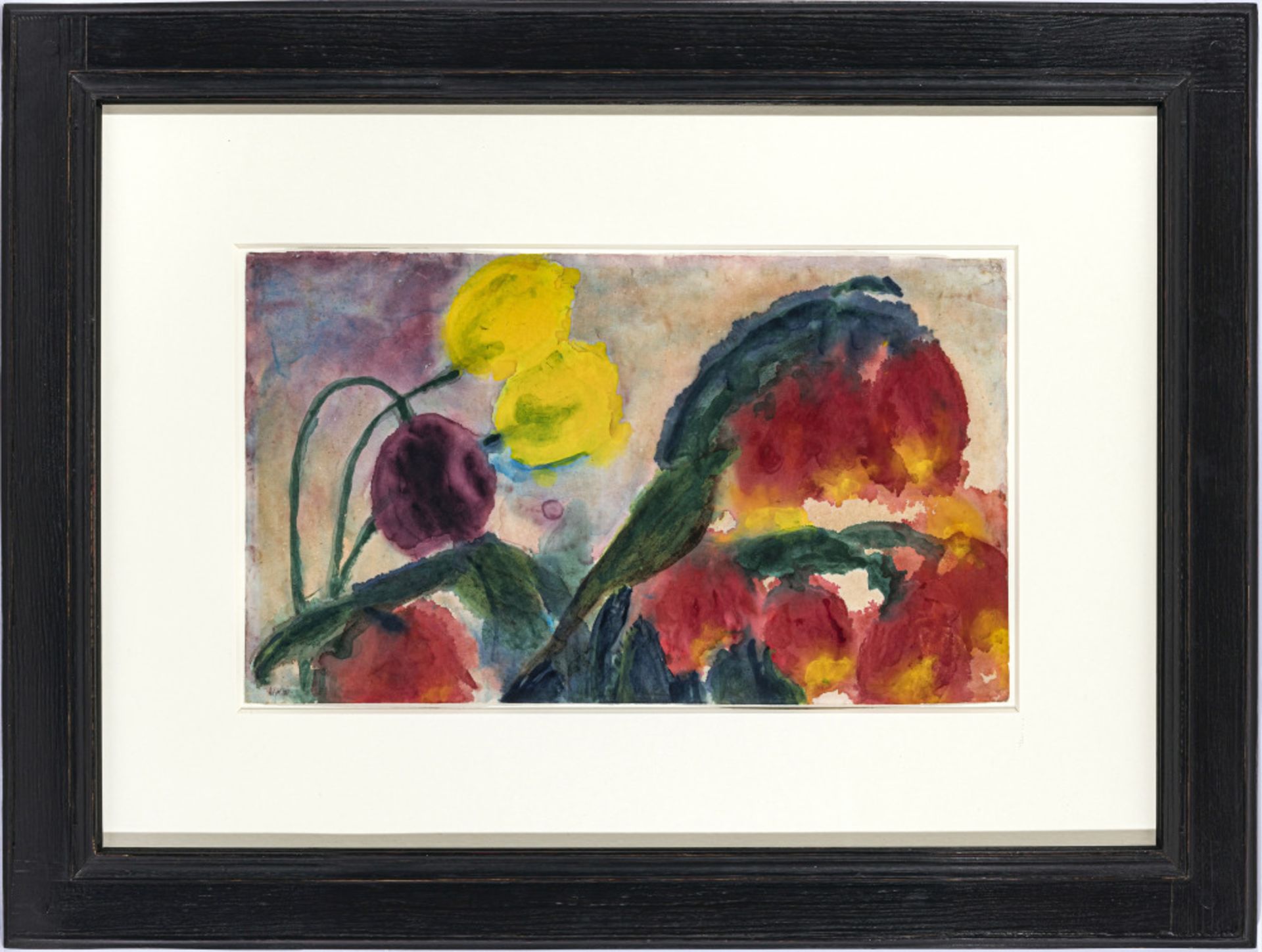 Emil Nolde - Kakteen und Tulpen. 1954/55 - Bild 2 aus 2